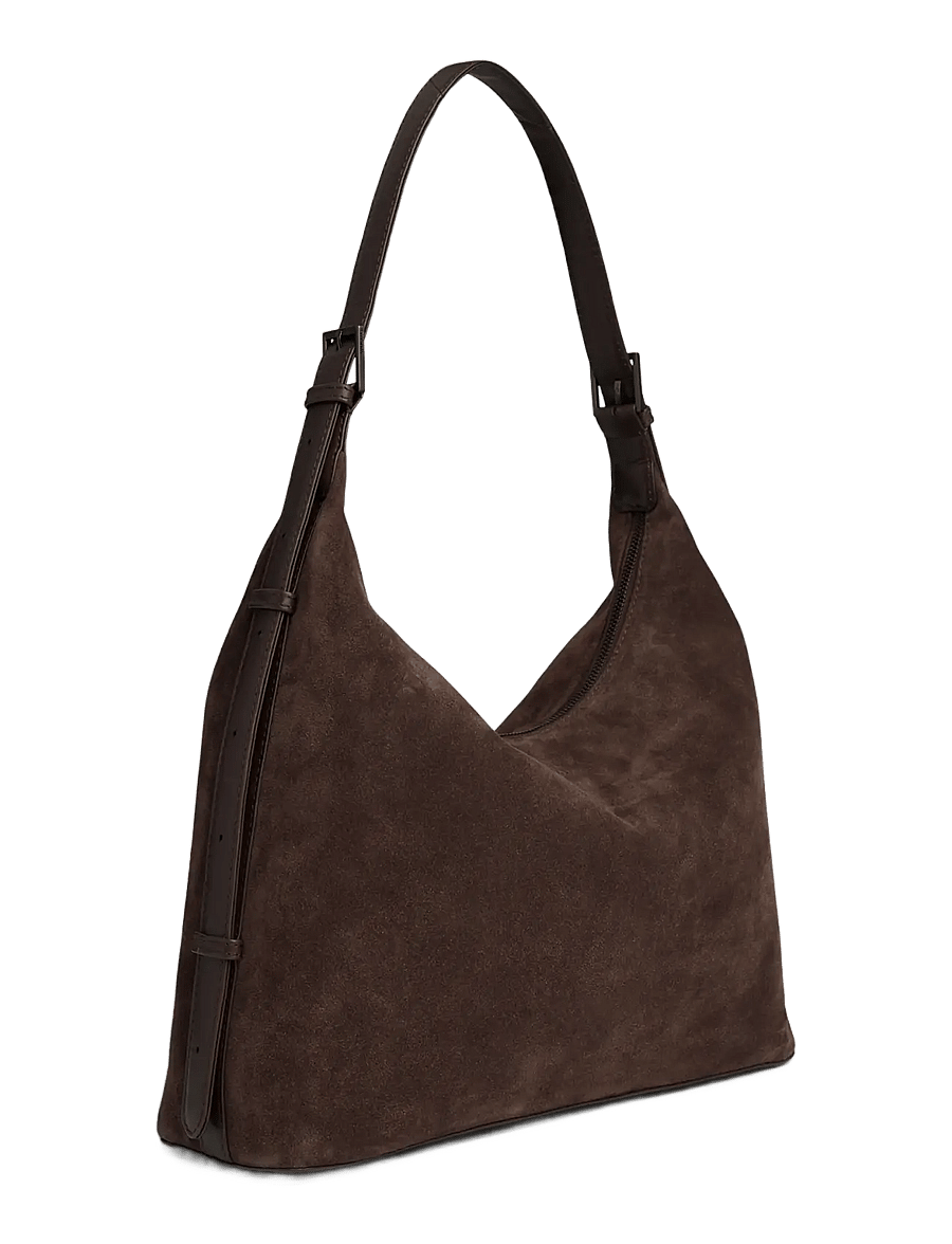 Markberg - TribecaMBG Bag, Suede - fashion trends - dark brown - 2