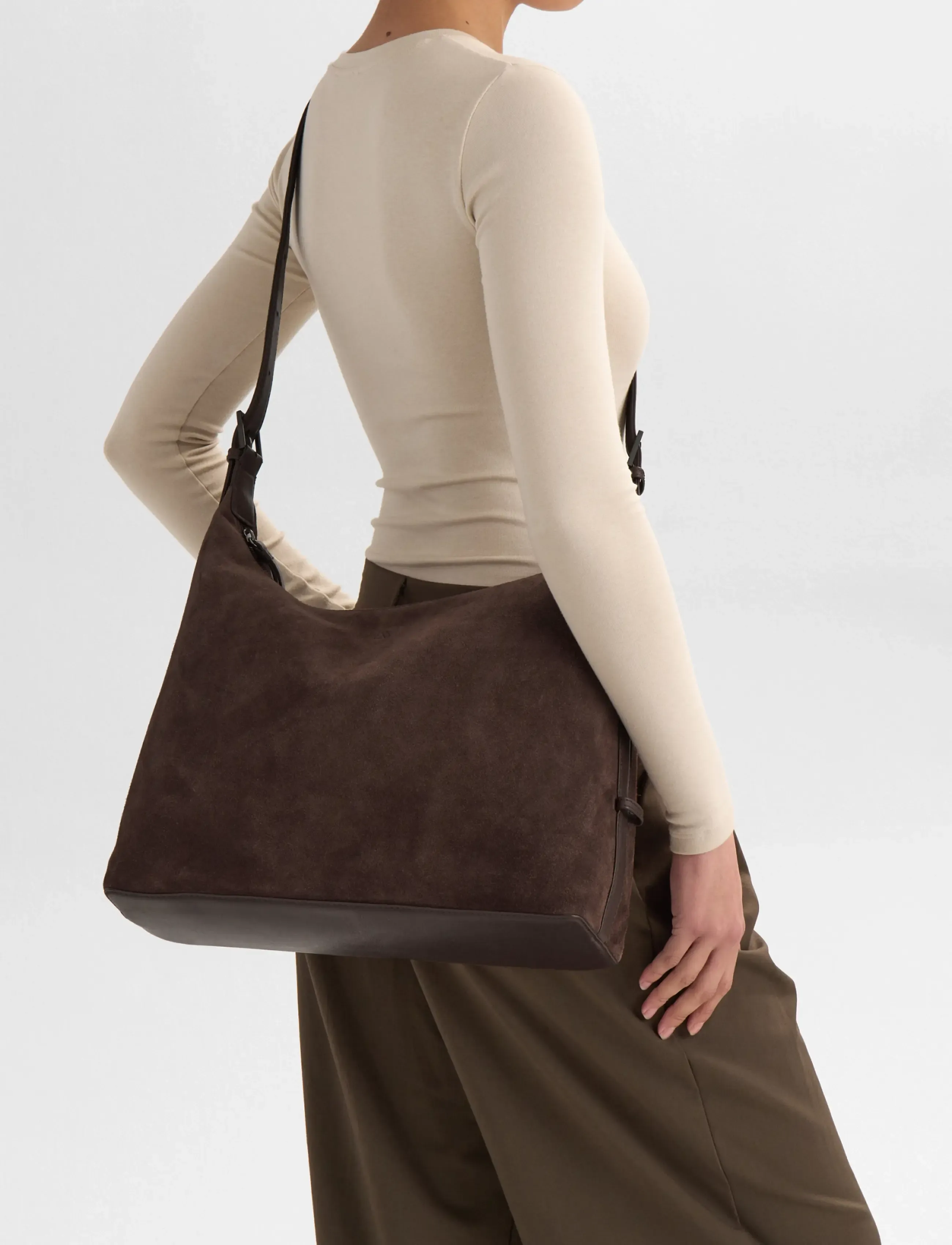 Markberg - TribecaMBG Bag, Suede - dark brown - 5