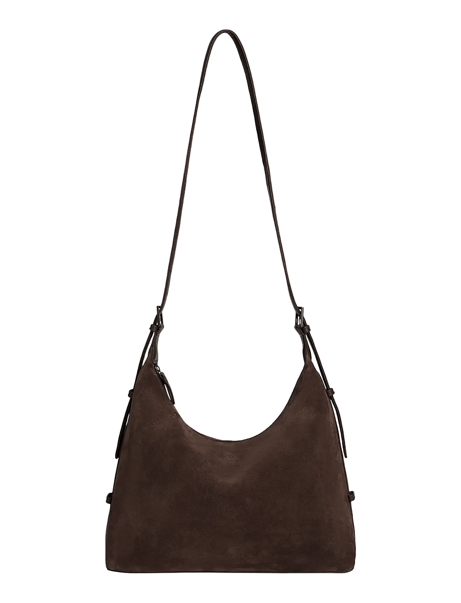 Markberg - TribecaMBG Bag, Suede - fashion trends - dark brown - 4