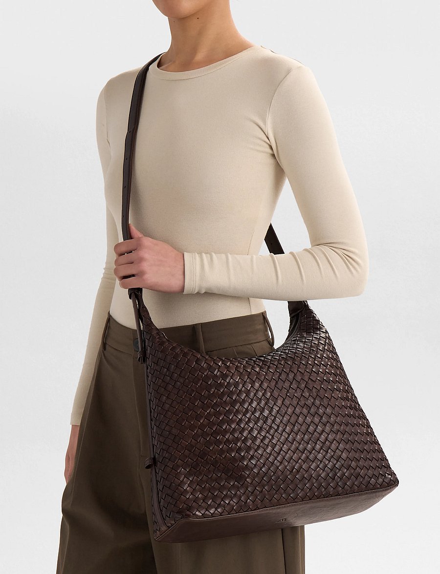 Markberg - TribecaMBG Bag, Weave - moetrendid - dark brown - 5