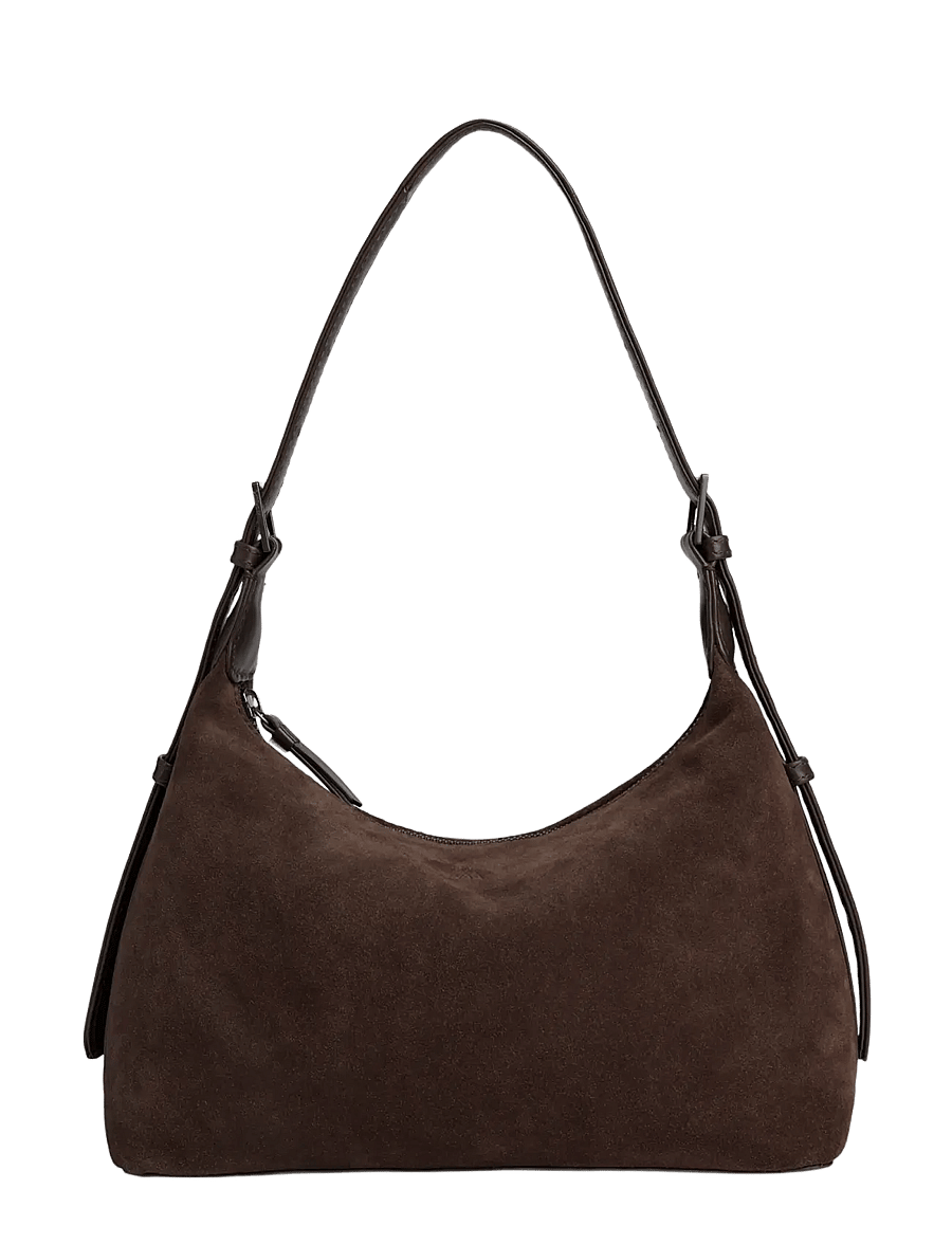 Markberg - AmariMBG Crossbody Bag, Suede - moetrendid - dark brown - 1