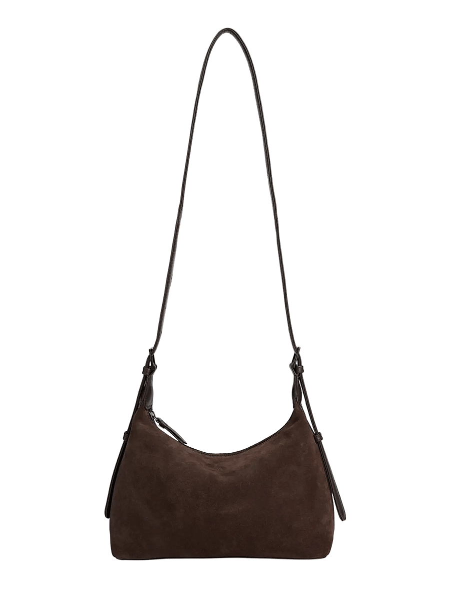 Markberg - AmariMBG Crossbody Bag, Suede - moetrendid - dark brown - 5