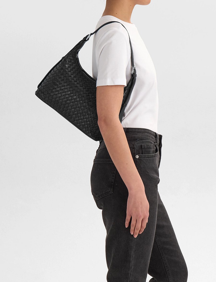 Markberg - AmariMBG Crossbody Bag, Weave - moetrendid - black - 0