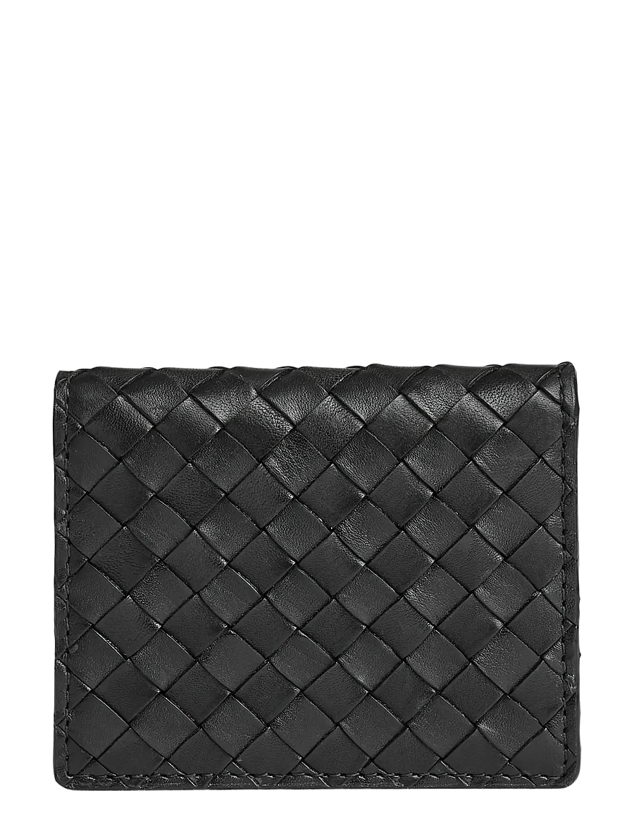 Markberg - AmeliaMBG Card Holder, Weave - kaardihoidjad - black - 1