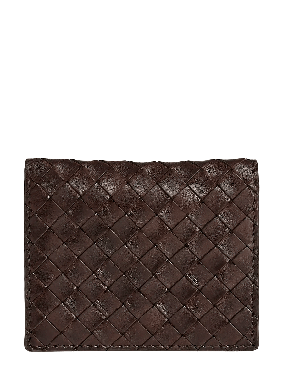 Markberg - AmeliaMBG Card Holder, Weave - kartenetuis - dark brown - 1