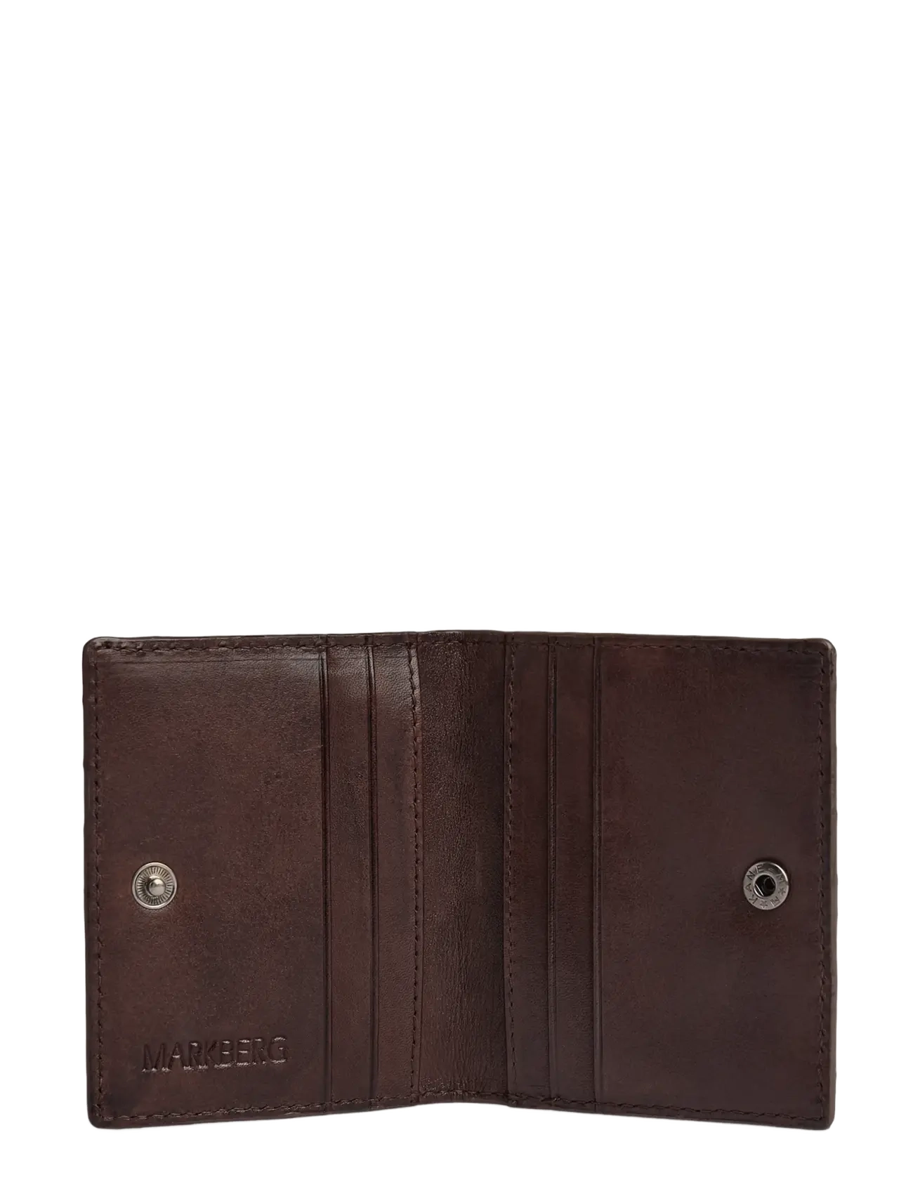 Markberg - AmeliaMBG Card Holder, Weave - dark brown - 4