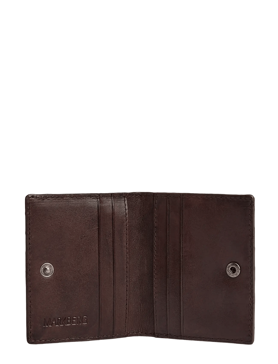 Markberg - AmeliaMBG Card Holder, Weave - kartenetuis - dark brown - 4