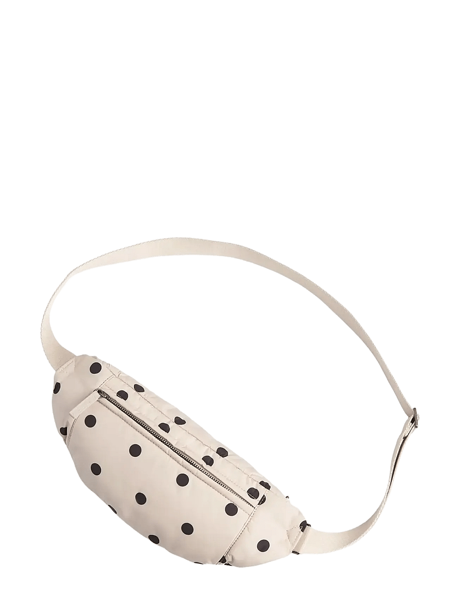 Markberg - HazeMBG Bum Bag, Recycled - mode trends - polka dot, creme - 3