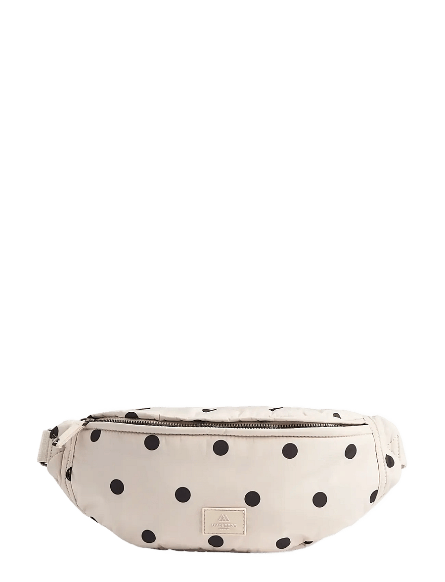 Markberg - HazeMBG Bum Bag, Recycled - mode trends - polka dot, creme - 4