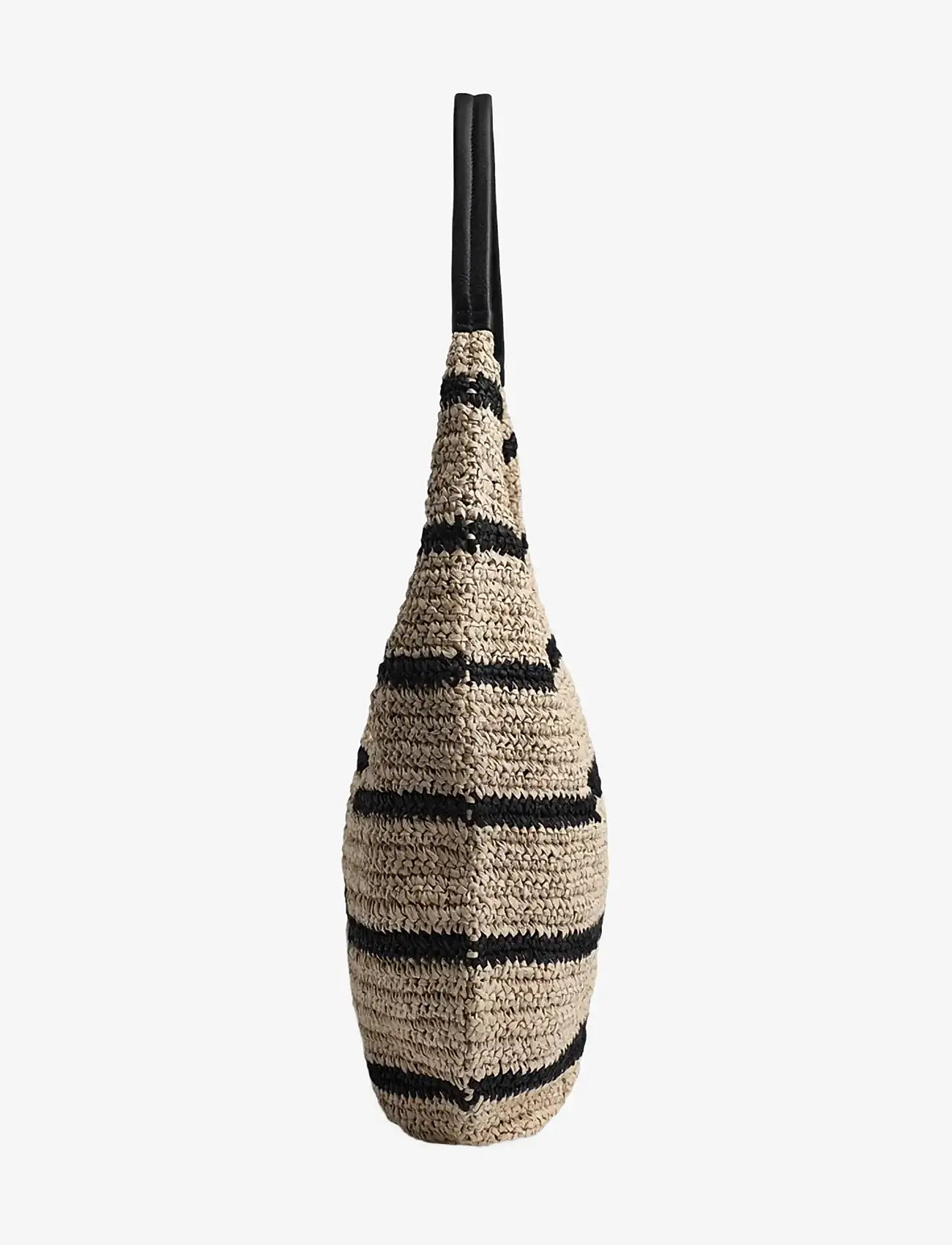 Markberg - SoleaMBG Bag, Raffia - moetrendid - natural/black mix w/black - 4