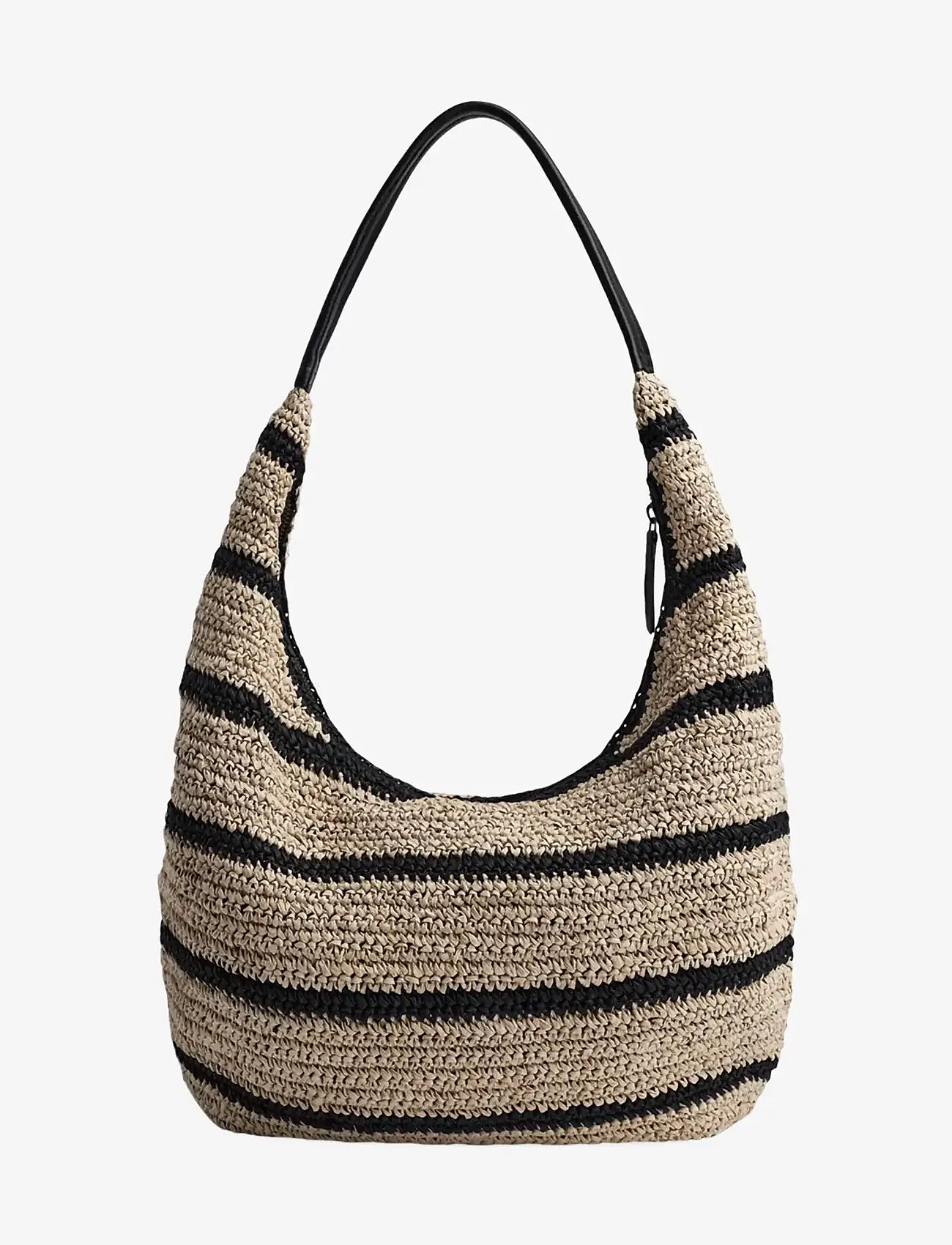 Markberg - SoleaMBG Bag, Raffia - moetrendid - natural/black mix w/black - 5