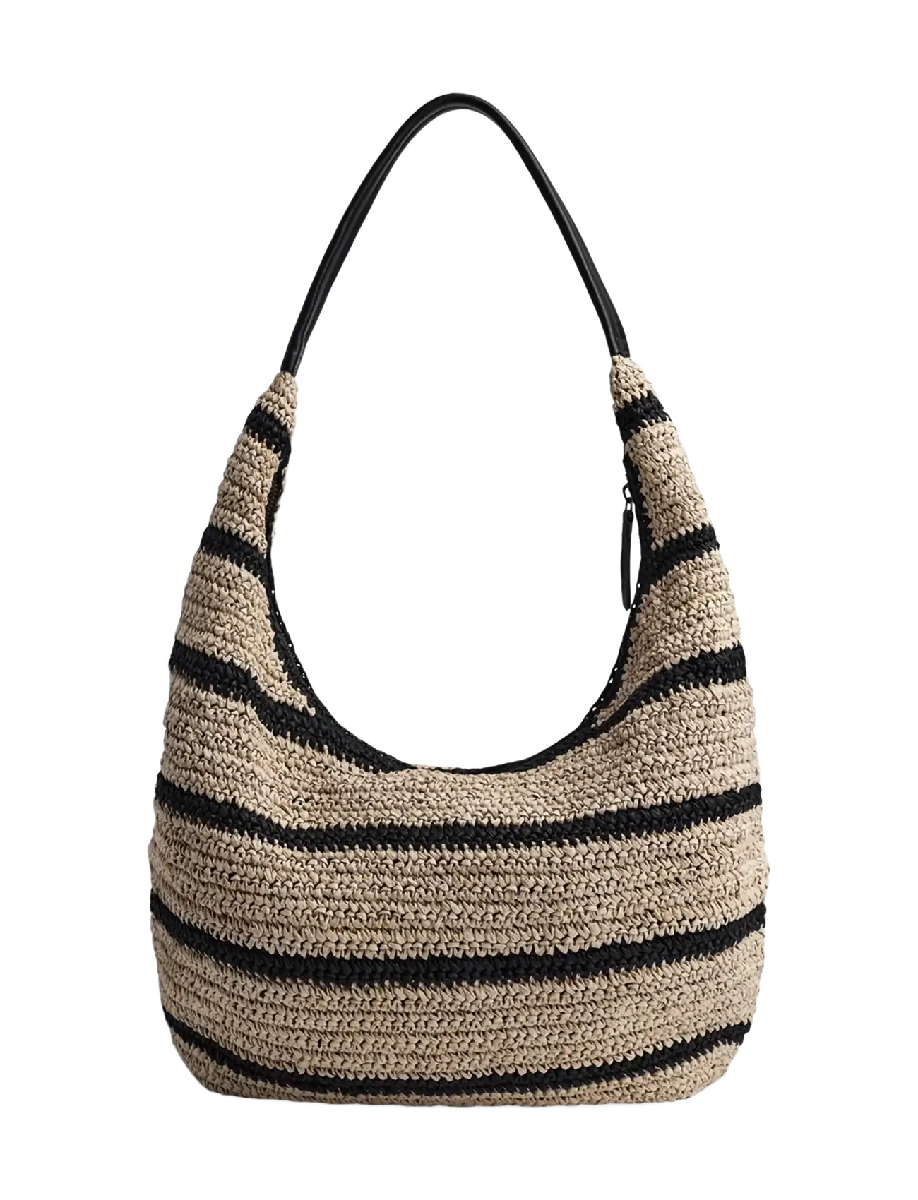 Markberg - SoleaMBG Bag, Raffia - modetrender - natural/black mix w/black - 5