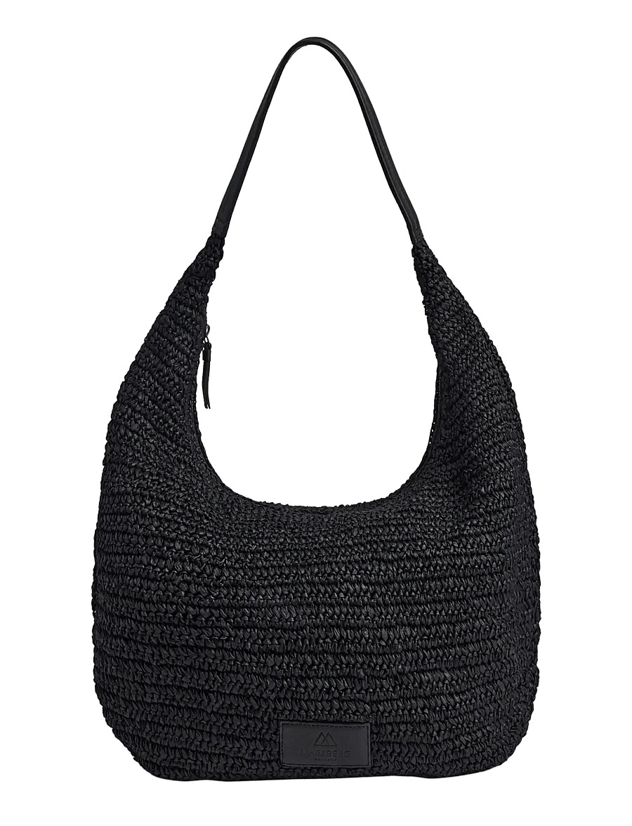 Markberg - SoleaMBG Bag, Raffia - mode trends - black w/black - 0