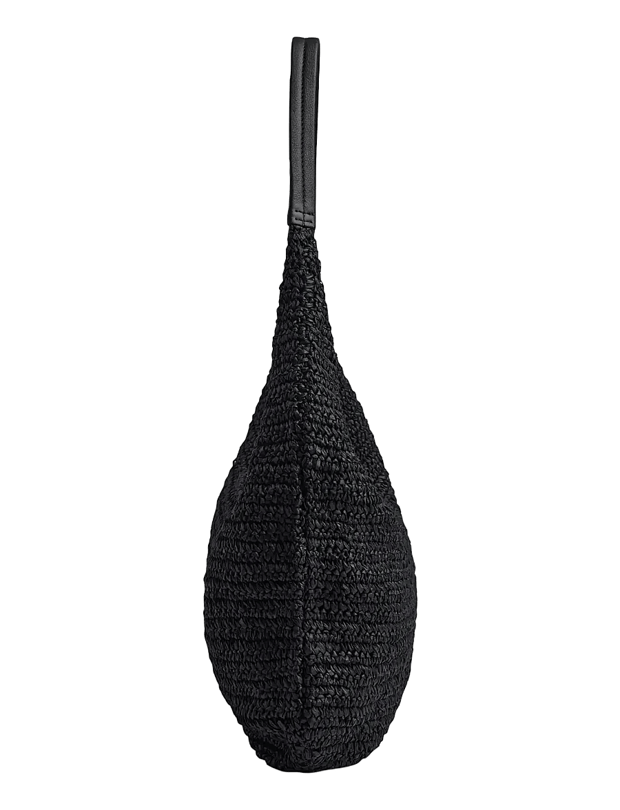 Markberg - SoleaMBG Bag, Raffia - mode trends - black w/black - 2