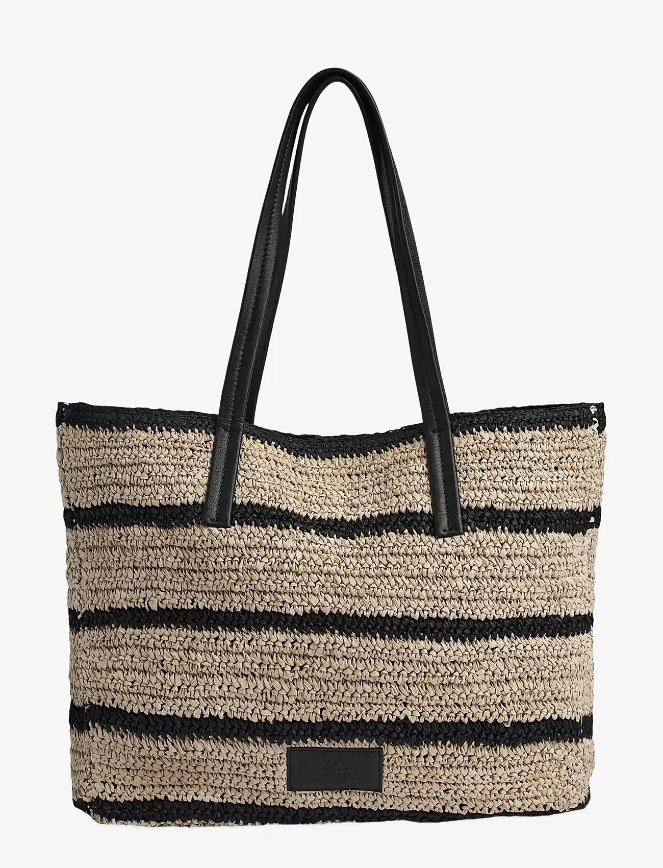 Markberg - AvaniMBG Shopper, Raffia - shoppers - natural/black mix w/black - 1