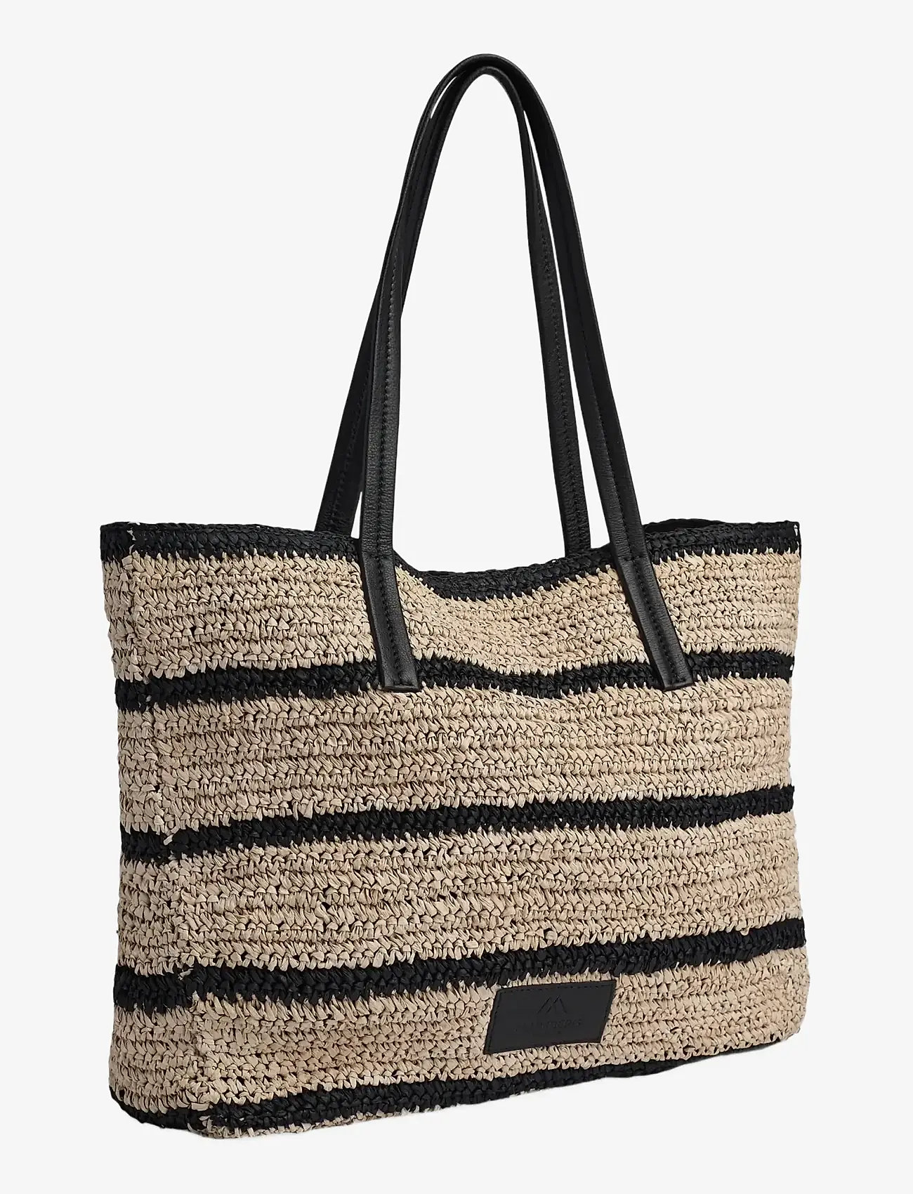 Markberg - AvaniMBG Shopper, Raffia - shoppers - natural/black mix w/black - 2