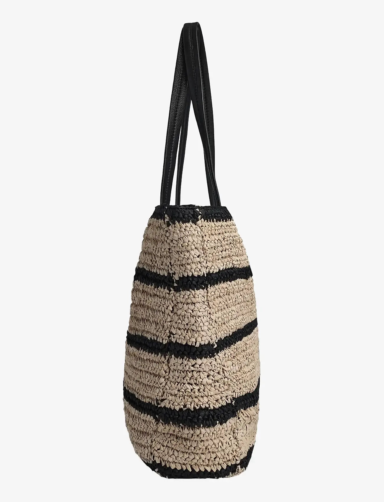 Markberg - AvaniMBG Shopper, Raffia - shoppers - natural/black mix w/black - 3