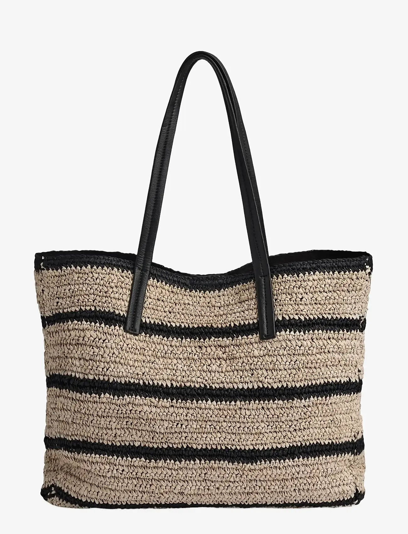 Markberg - AvaniMBG Shopper, Raffia - shoppers - natural/black mix w/black - 4
