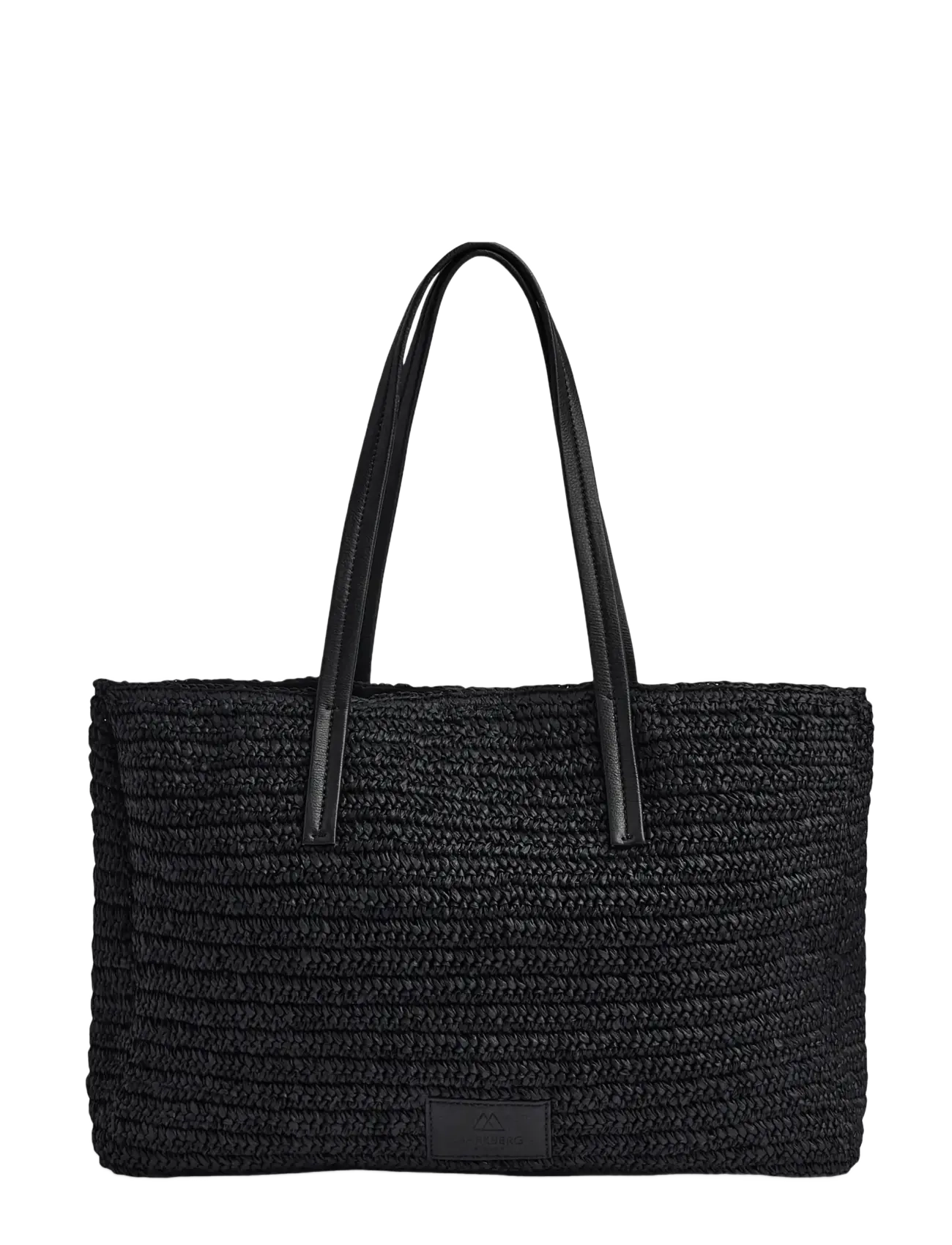 Markberg AvaniMBG Shopper, Raffia - Shoppere - BLACK W/BLACK / black