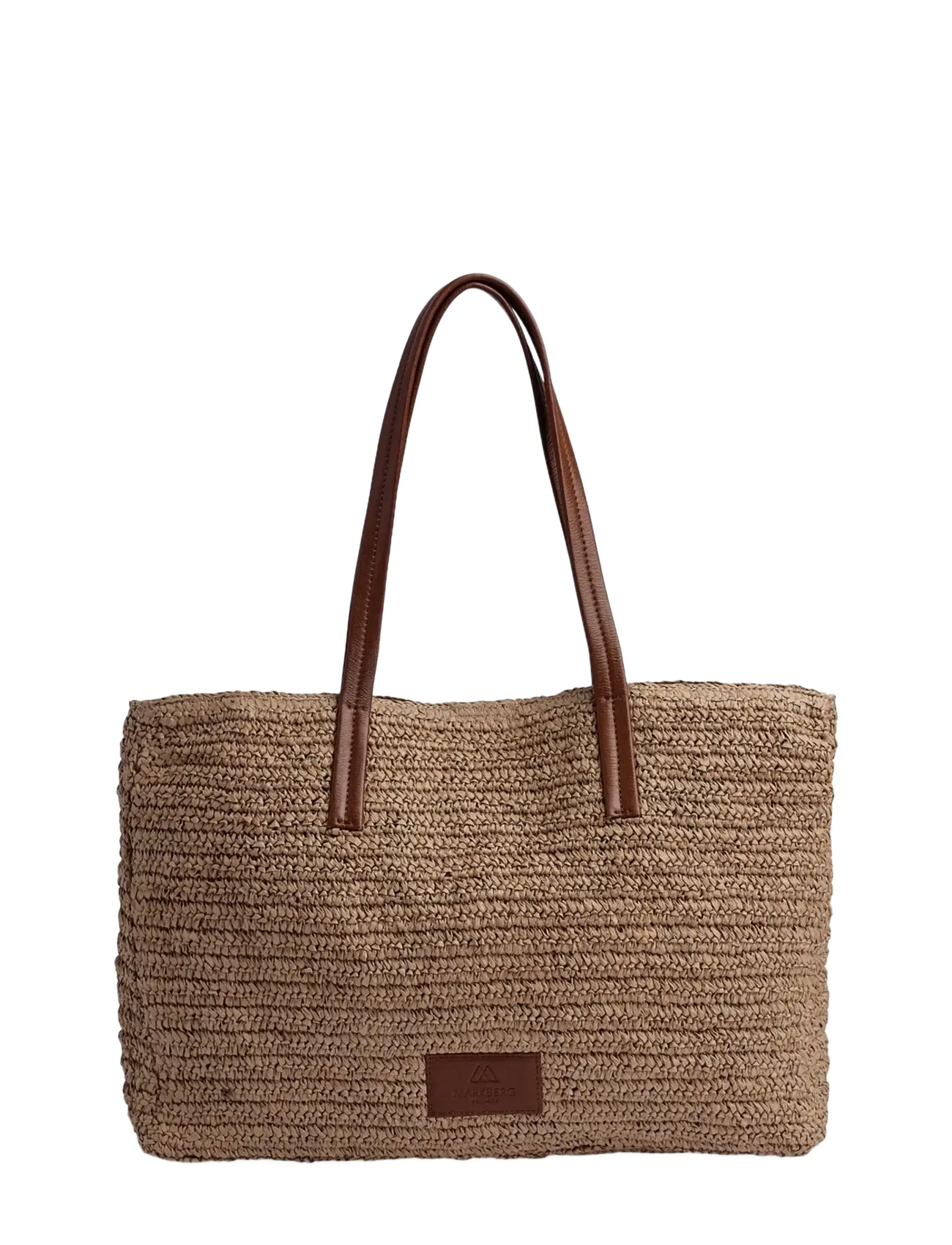 MARKBERG Avanimbg Shopper, Raffia Beige - One Size - Damen