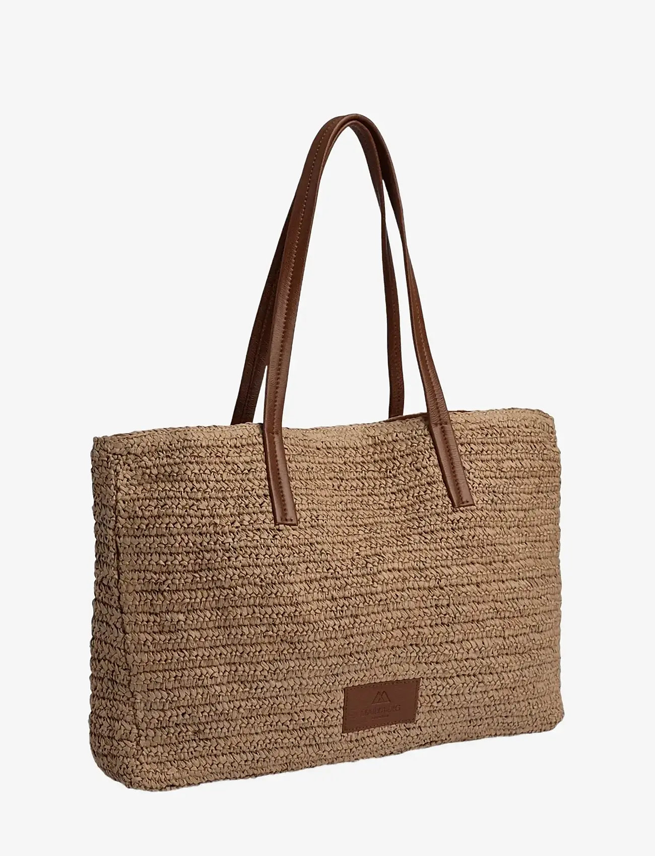 Markberg - AvaniMBG Shopper, Raffia - shoppers - natural w/cognac - 2