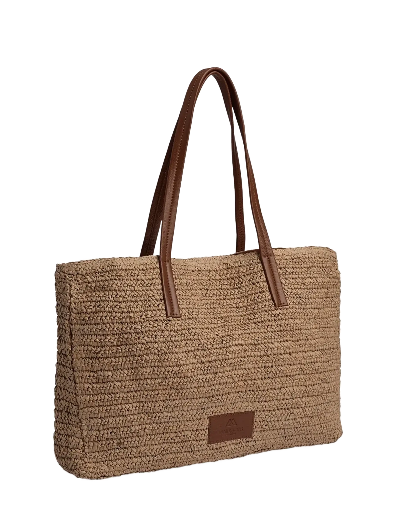 Markberg - AvaniMBG Shopper, Raffia - totes - natural w/cognac - 2