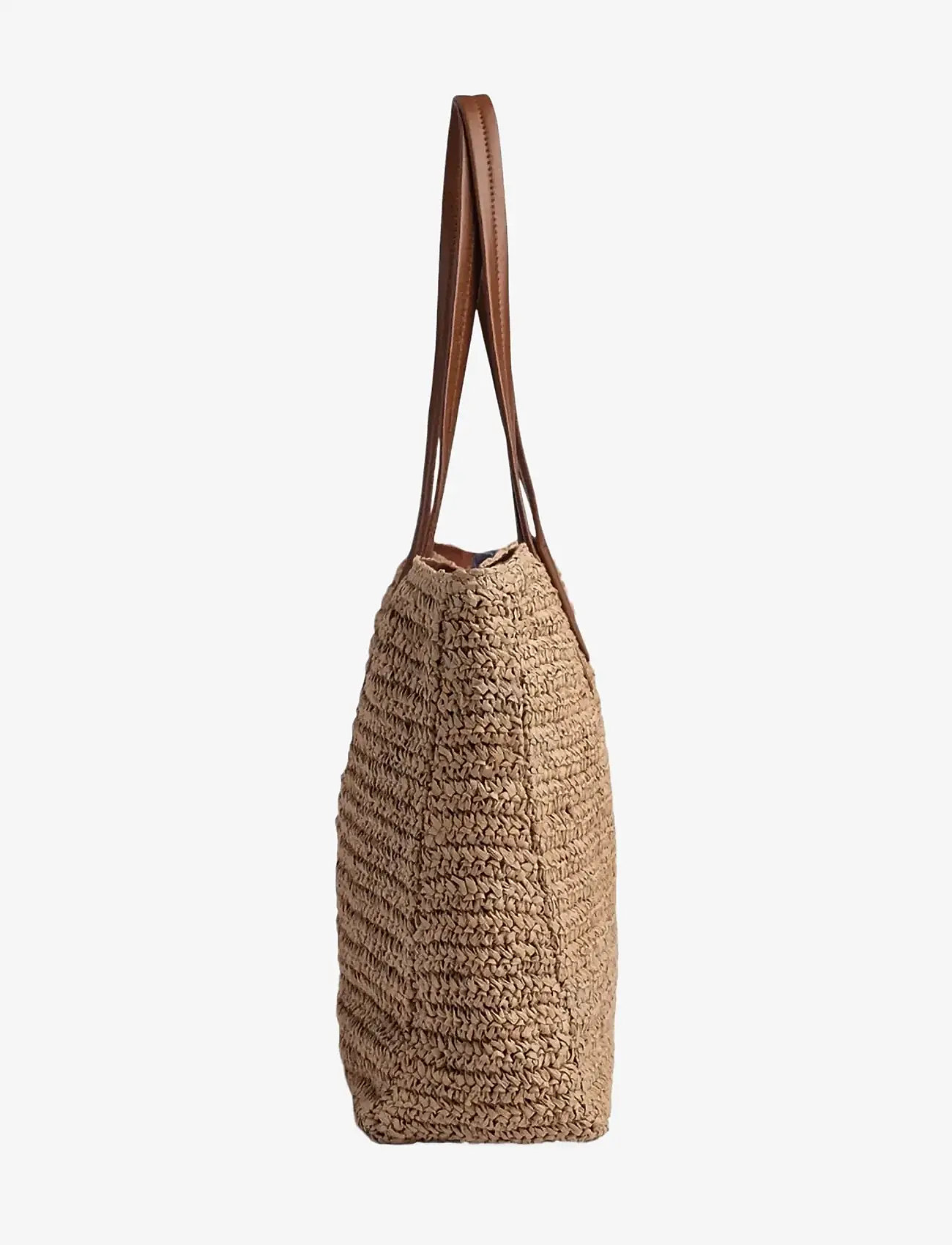 Markberg - AvaniMBG Shopper, Raffia - shoppers - natural w/cognac - 3