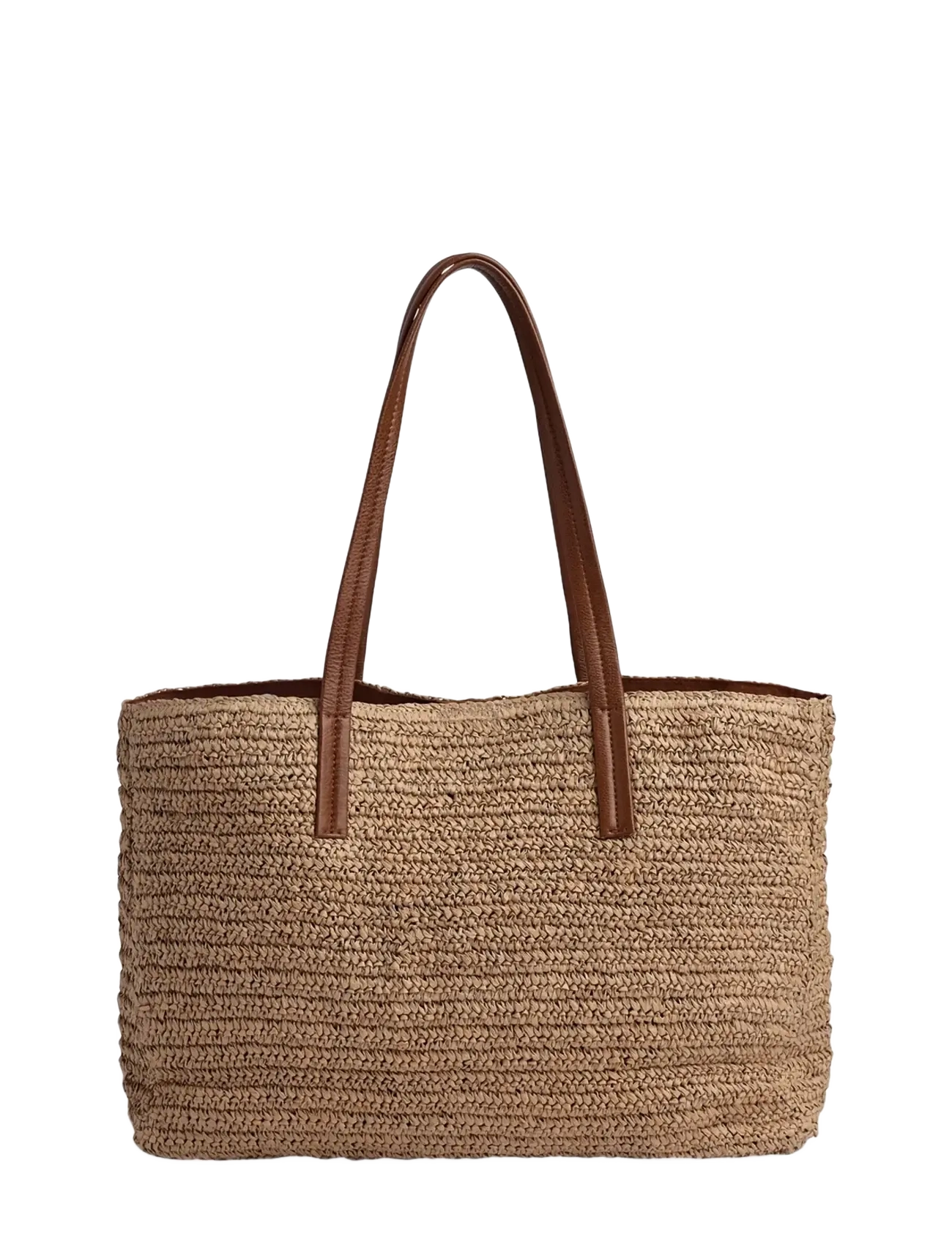 Markberg - AvaniMBG Shopper, Raffia - totes - natural w/cognac - 4