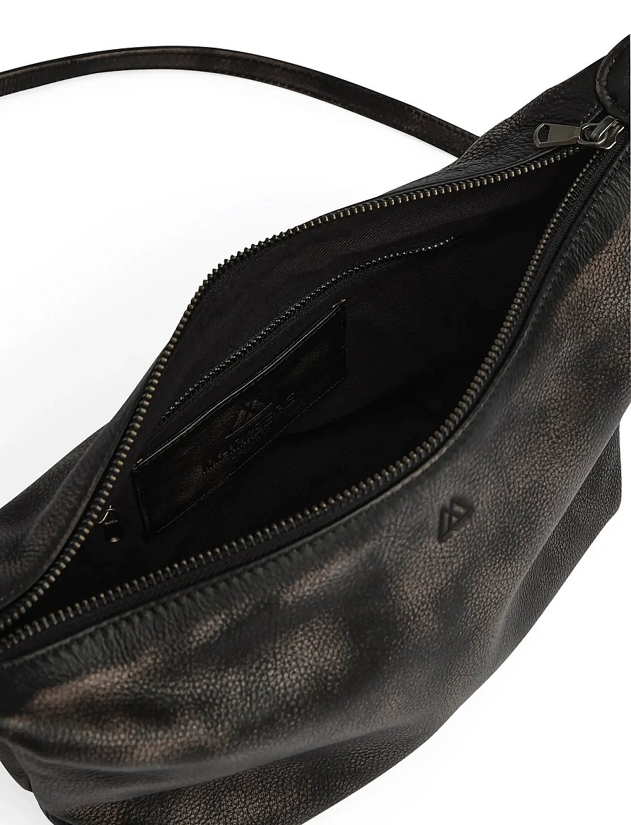 Markberg - NyraMBG Cross. Bag, Distressed - moetrendid - black/brown, distressed - 4