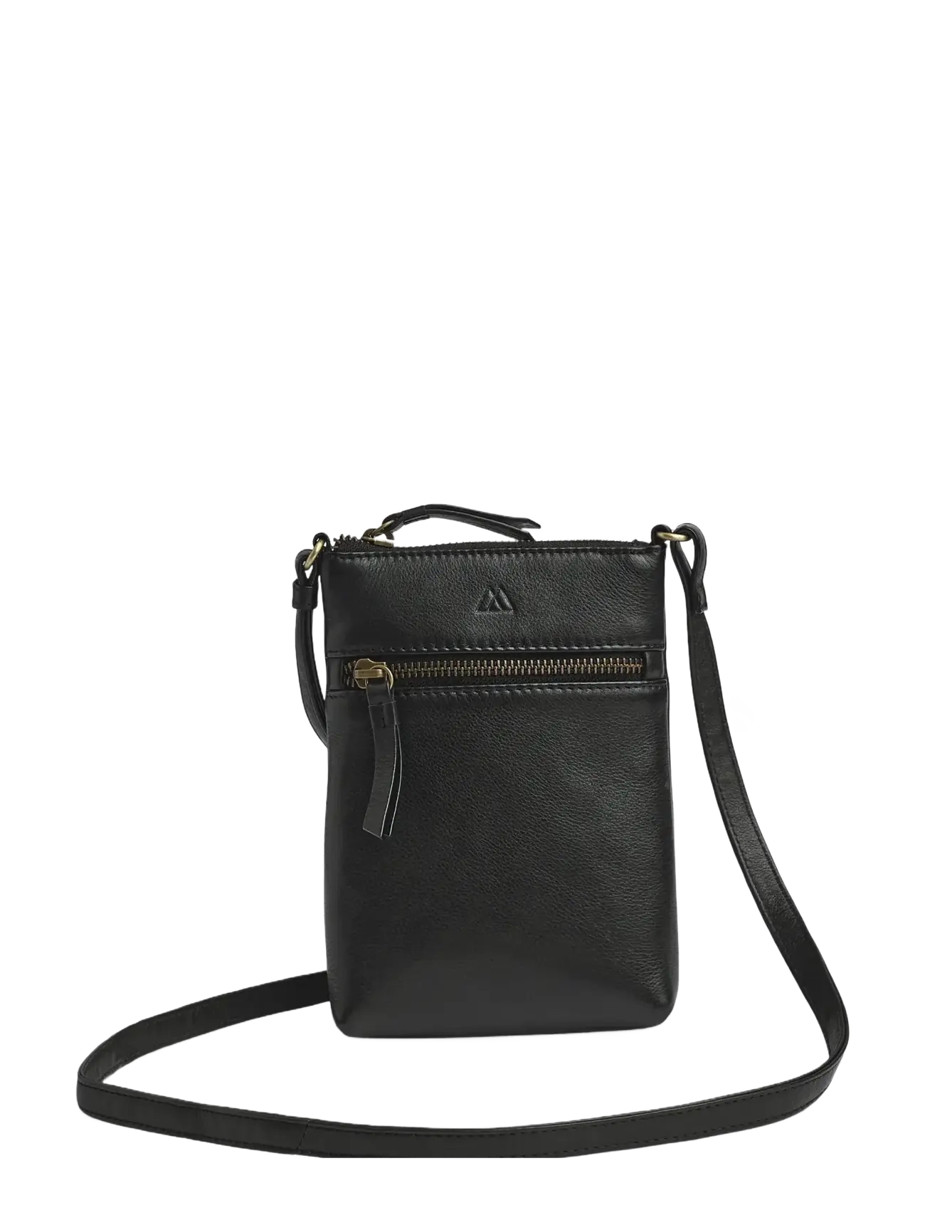 Markberg AvenMBG Cross. Bag, Soft Vin. - Väskor - BLACK W/BR. GOLD / black