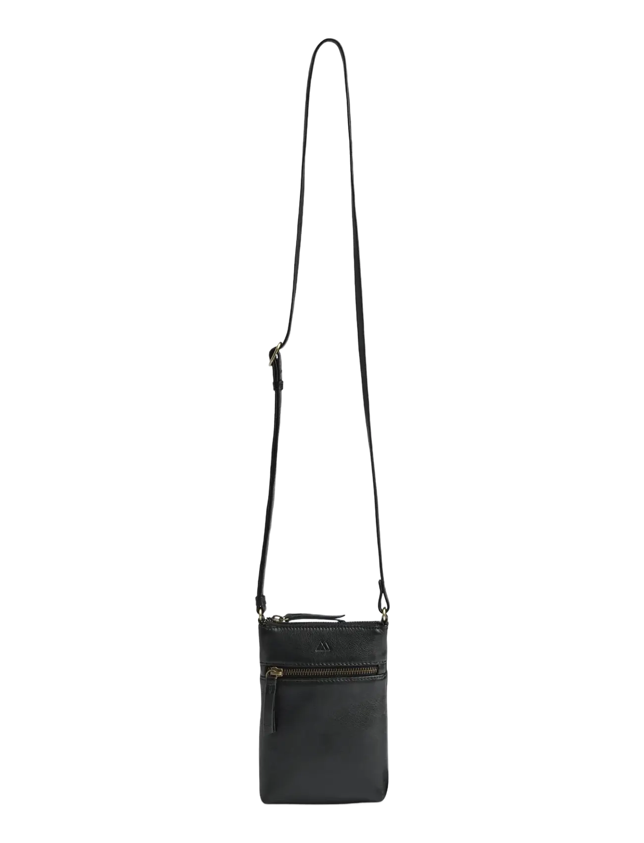 Markberg - AvenMBG Cross. Bag, Soft Vin. - modetrender - black w/br. gold - 5