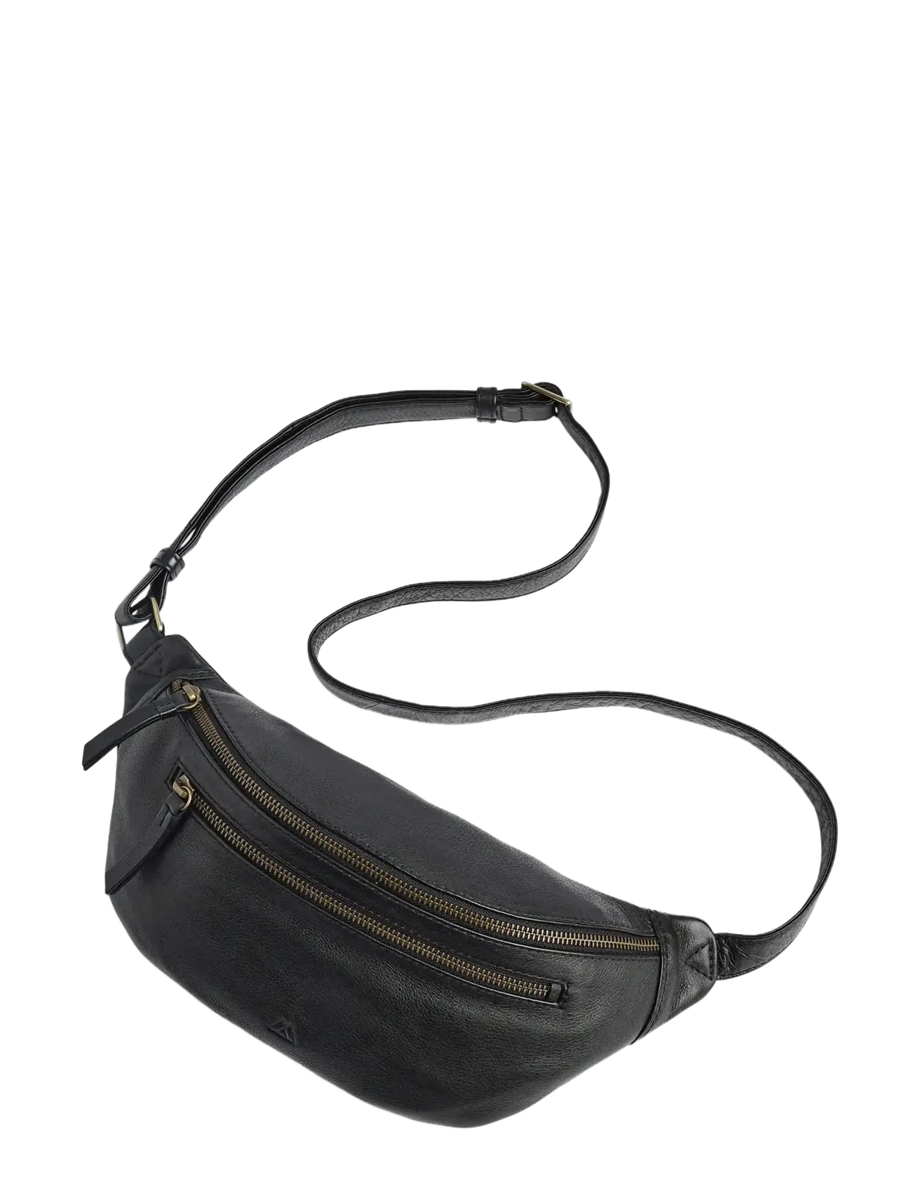 Markberg AiloMBG Bum Bag, Soft Vintage - Väskor - BLACK W/BR. GOLD / black