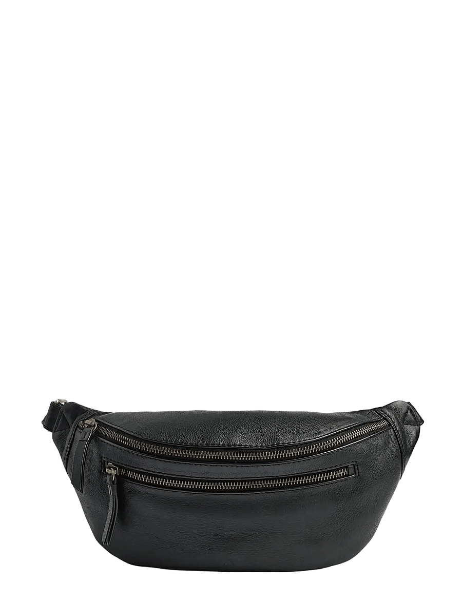 Markberg - AiloMBG Bum Bag, Soft Vintage - modetrender - black w/br. gold - 4