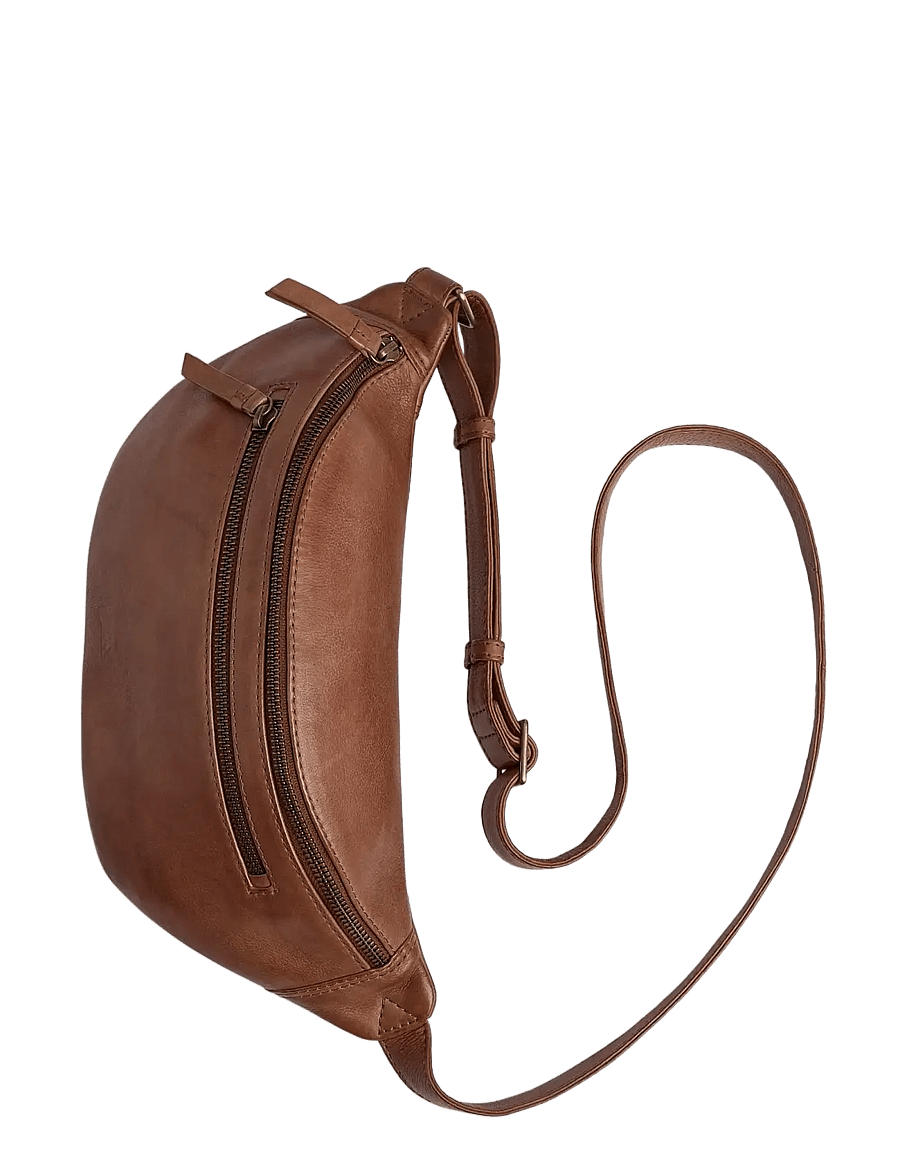 Markberg - AiloMBG Bum Bag, Soft Vintage - mode trends - cognac w/br. gold - 2