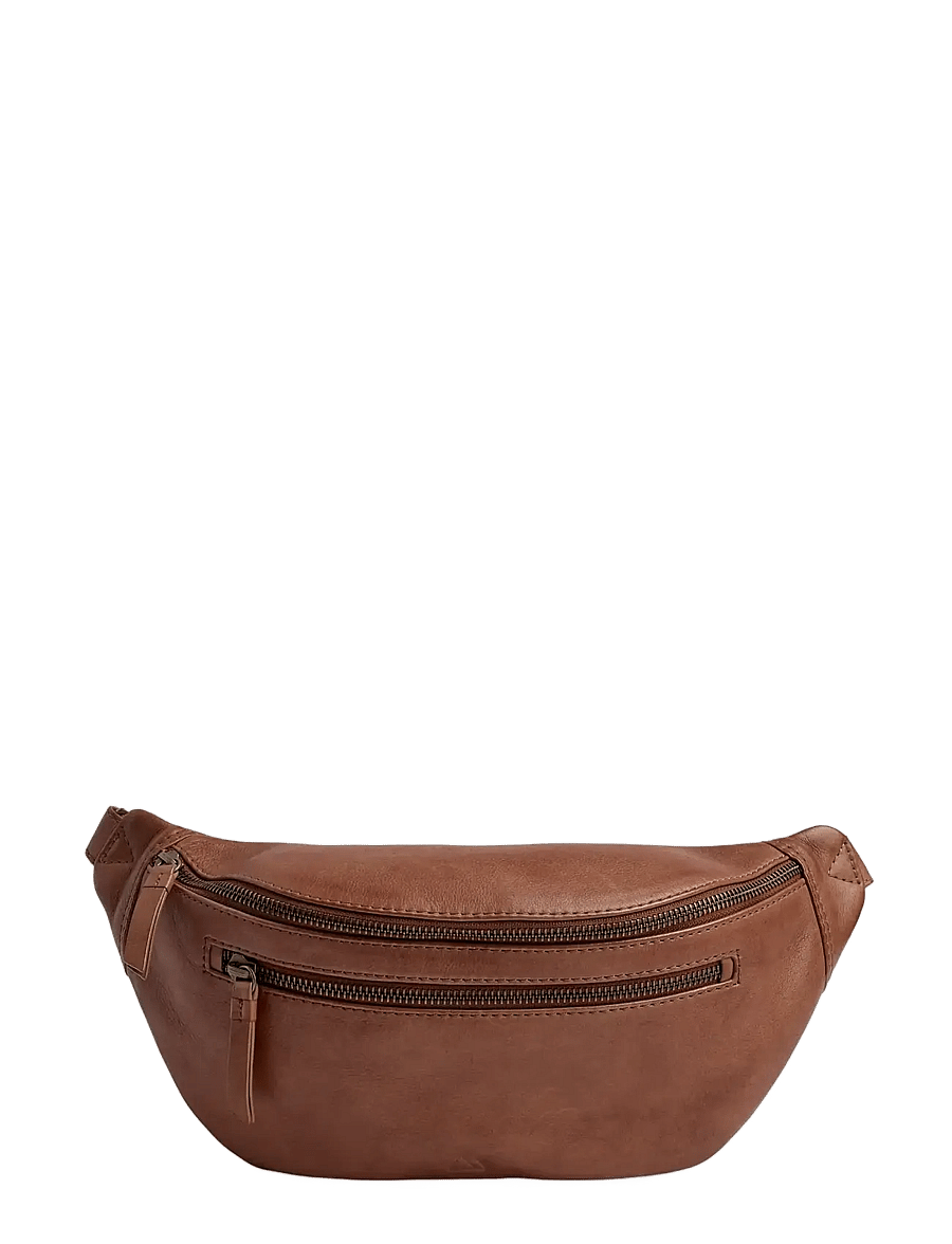 Markberg - AiloMBG Bum Bag, Soft Vintage - mode trends - cognac w/br. gold - 4