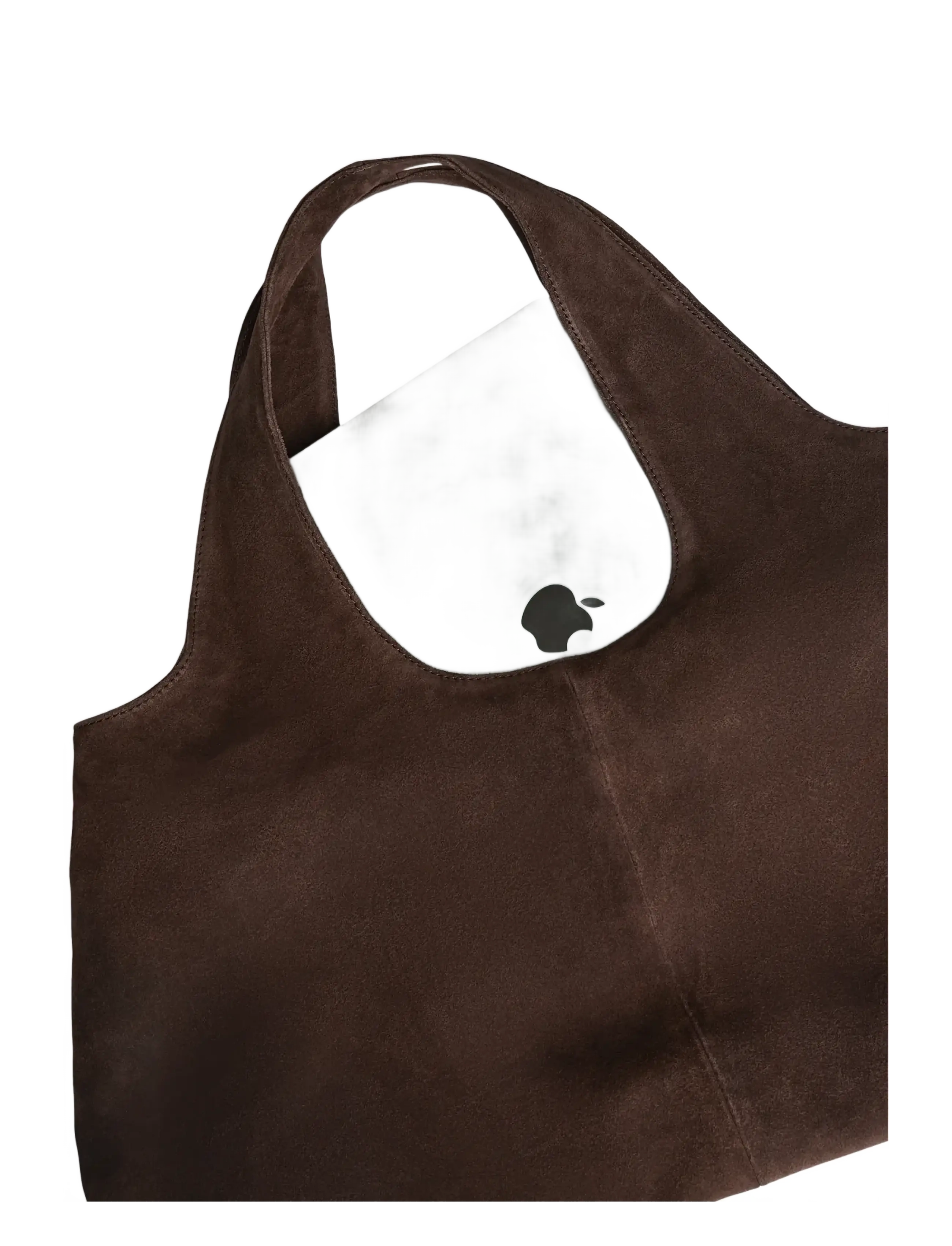 Markberg - LaurineMBG Shopper, Suede - asusteet - dark brown - 5