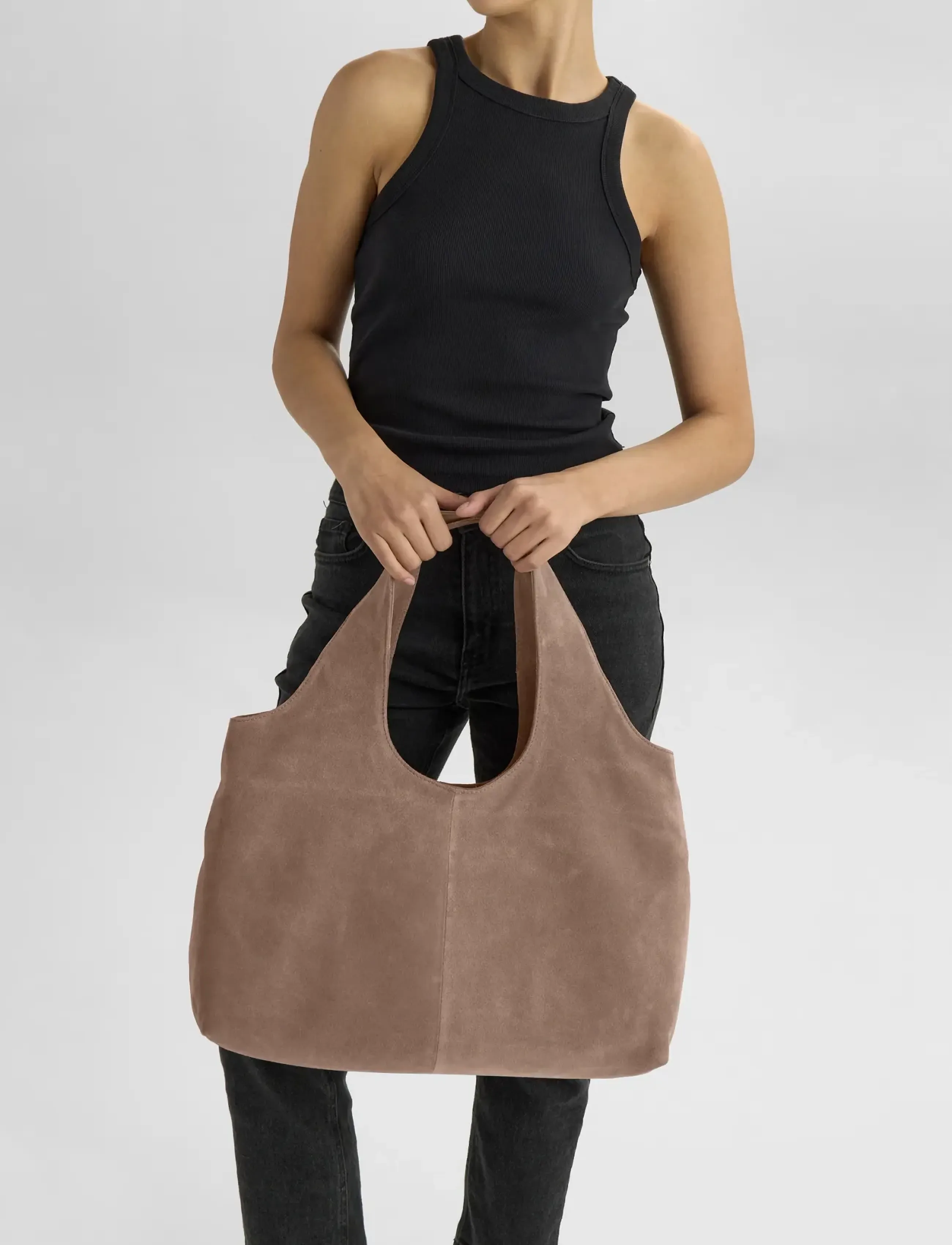 Markberg Laurinembg Shopper, Suede, One Size, Bags, Braun - Shoppers, Frauen