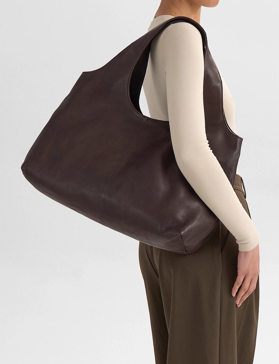 Markberg - LaurineMBG Shopper, Soft Vin. - shoppingväskor - espresso brown - 0