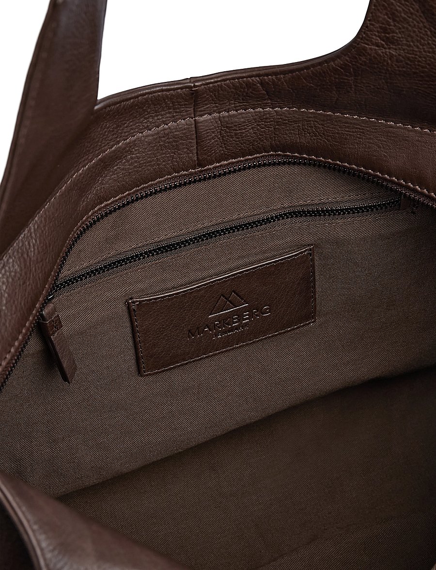 Markberg - LaurineMBG Shopper, Soft Vin. - shoppingväskor - espresso brown - 5