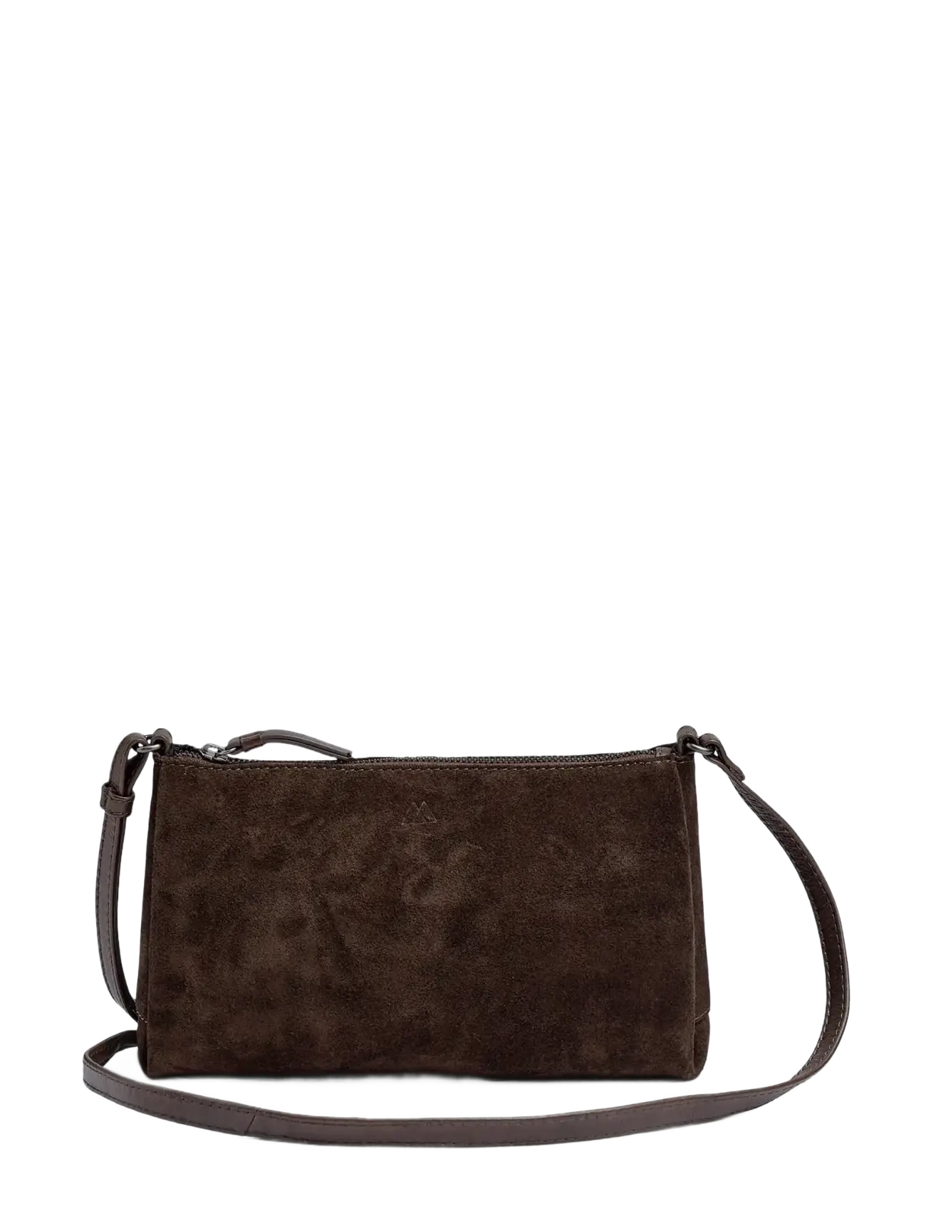 Markberg MarciMBG Crossbody Bag, Suede - Väskor - DARK BROWN / brown