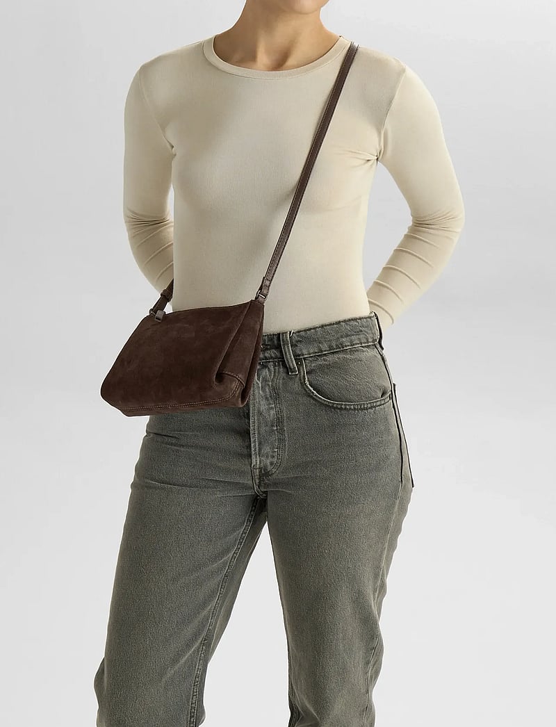 Markberg - MarciMBG Crossbody Bag, Suede - mode trends - dark brown - 0