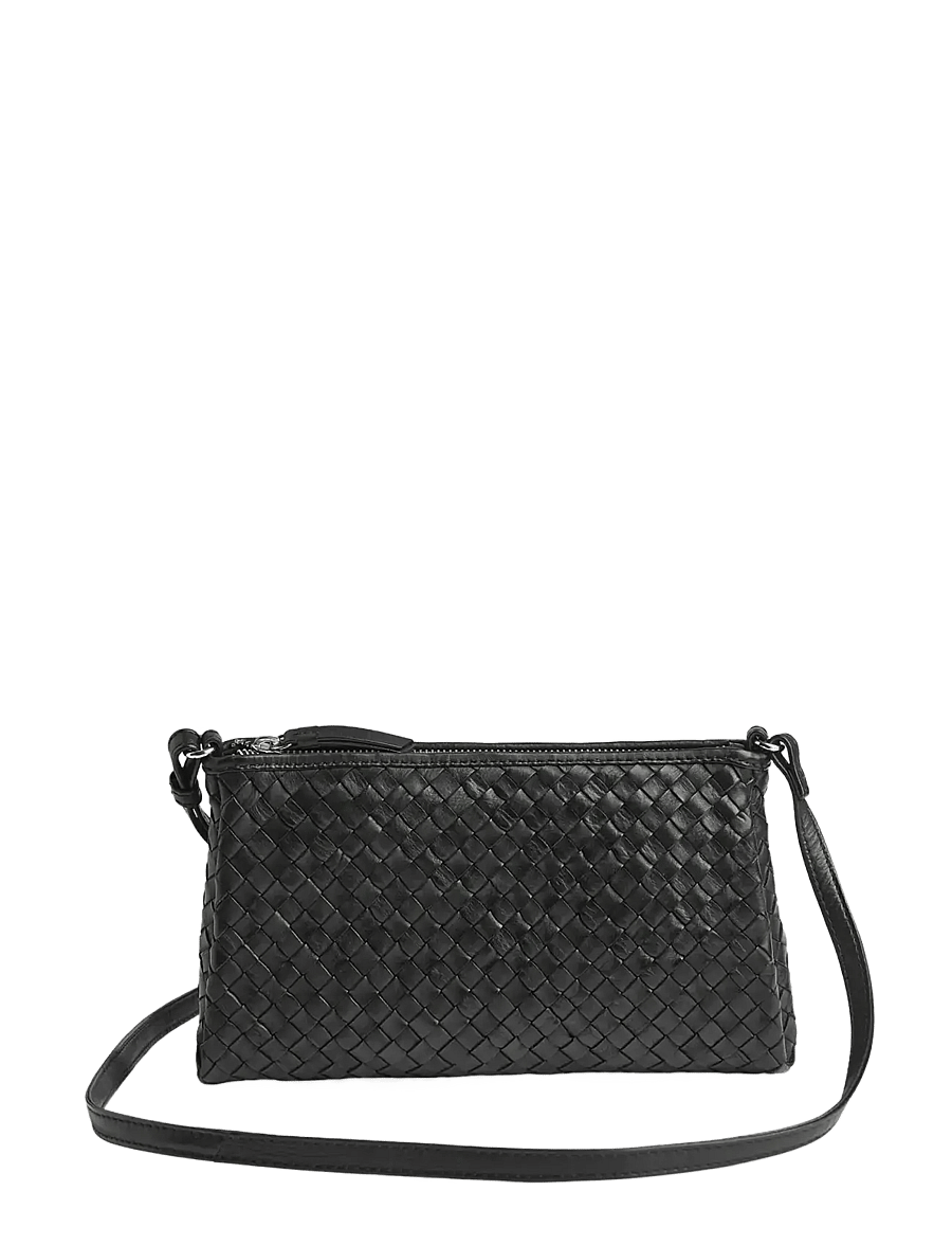 Markberg - MarciMBG Crossbody Bag, Weave - umhängetaschen - black - 0