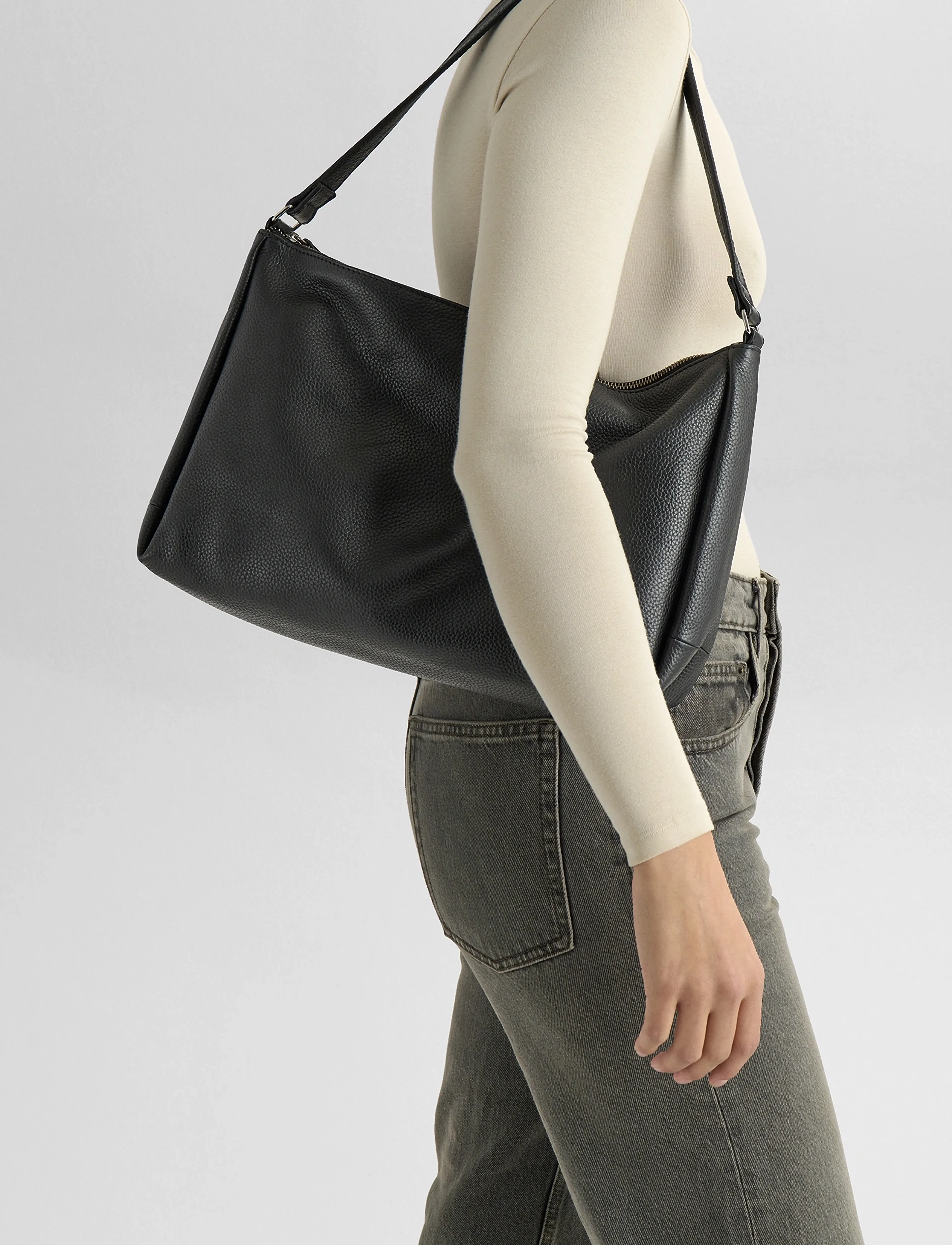 Markberg Claudiambg Bag, Grain, One Size, Bags, Schwarz - Small Shoulder Bags-crossbody Frauen