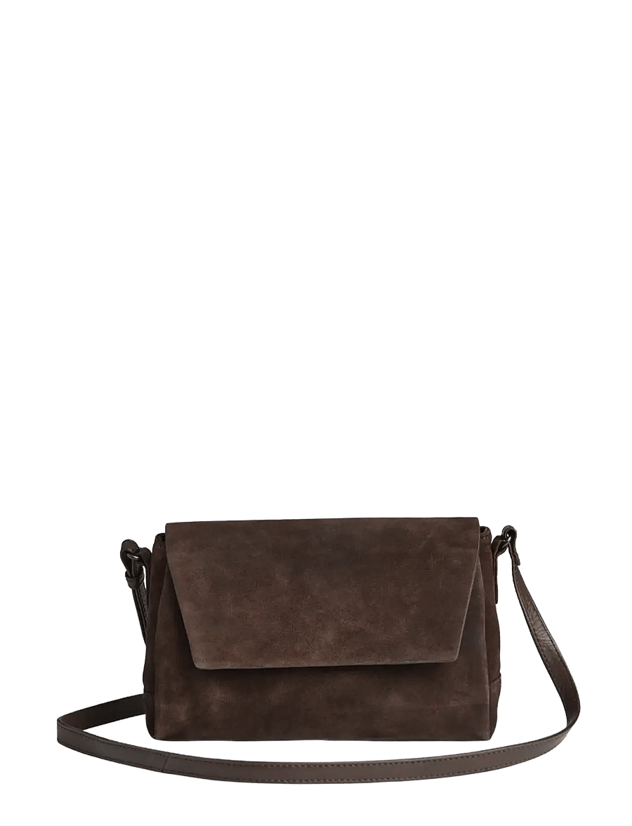Markberg - JulesMBG Crossbody Bag, Suede - modetrends - dark brown - 1