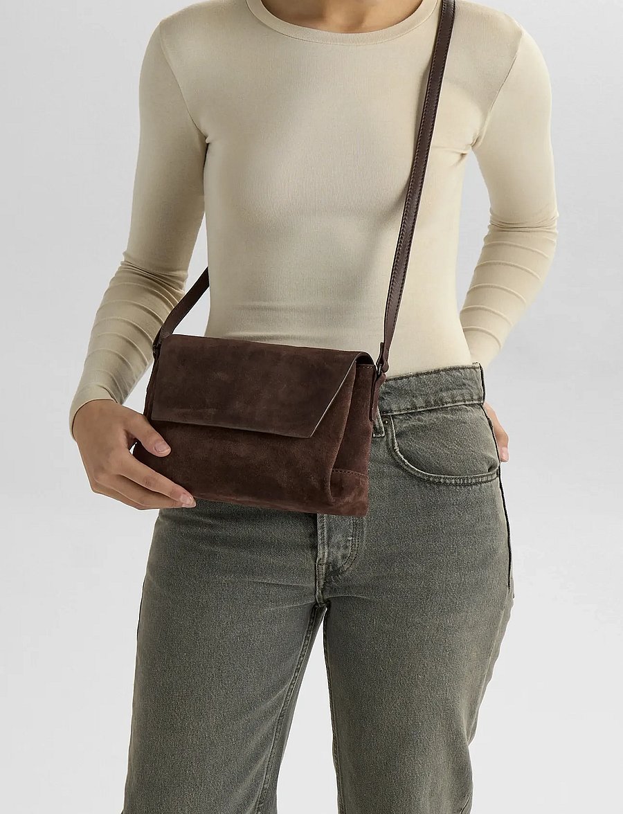 Markberg - JulesMBG Crossbody Bag, Suede - modetrends - dark brown - 0