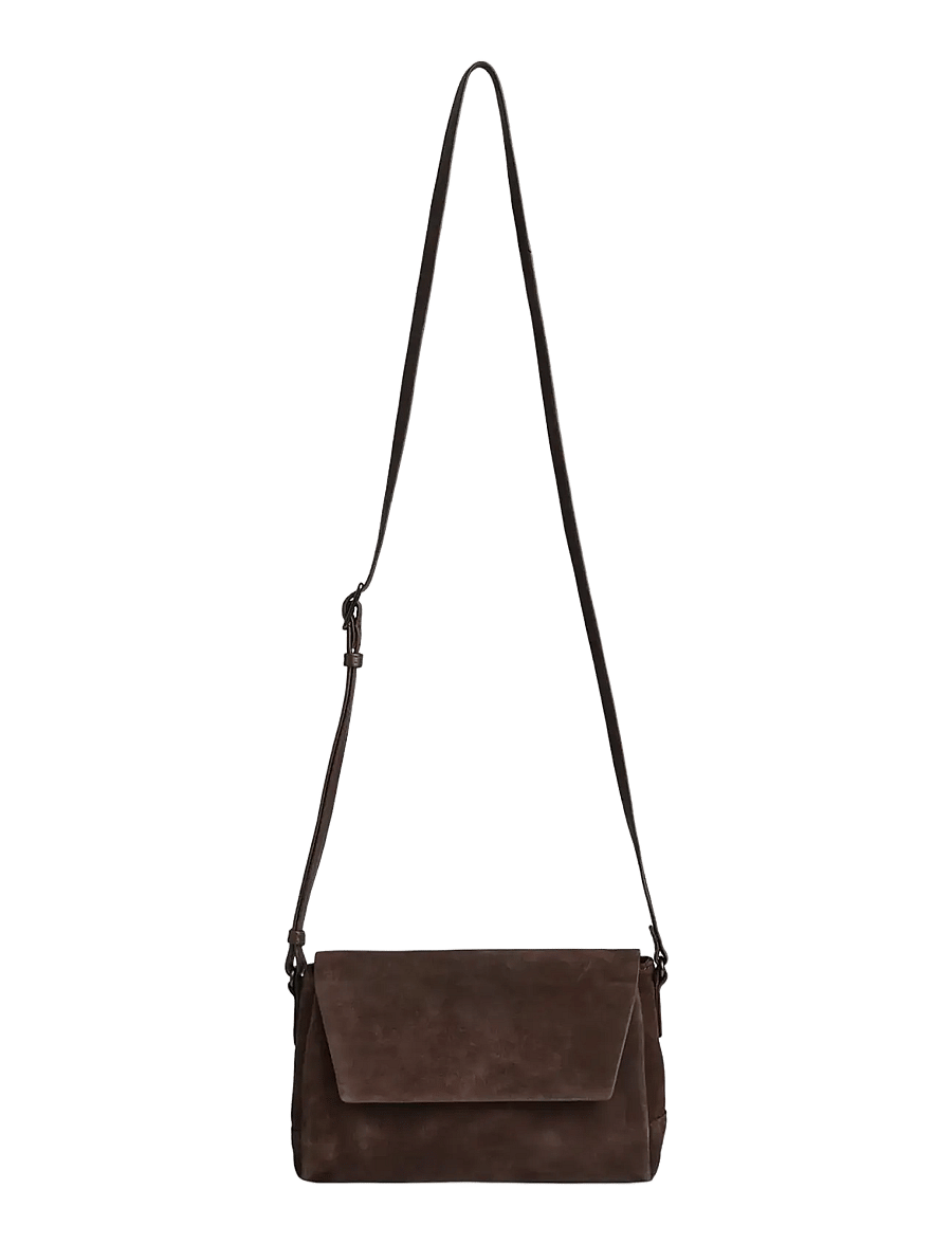Markberg - JulesMBG Crossbody Bag, Suede - modetrends - dark brown - 5