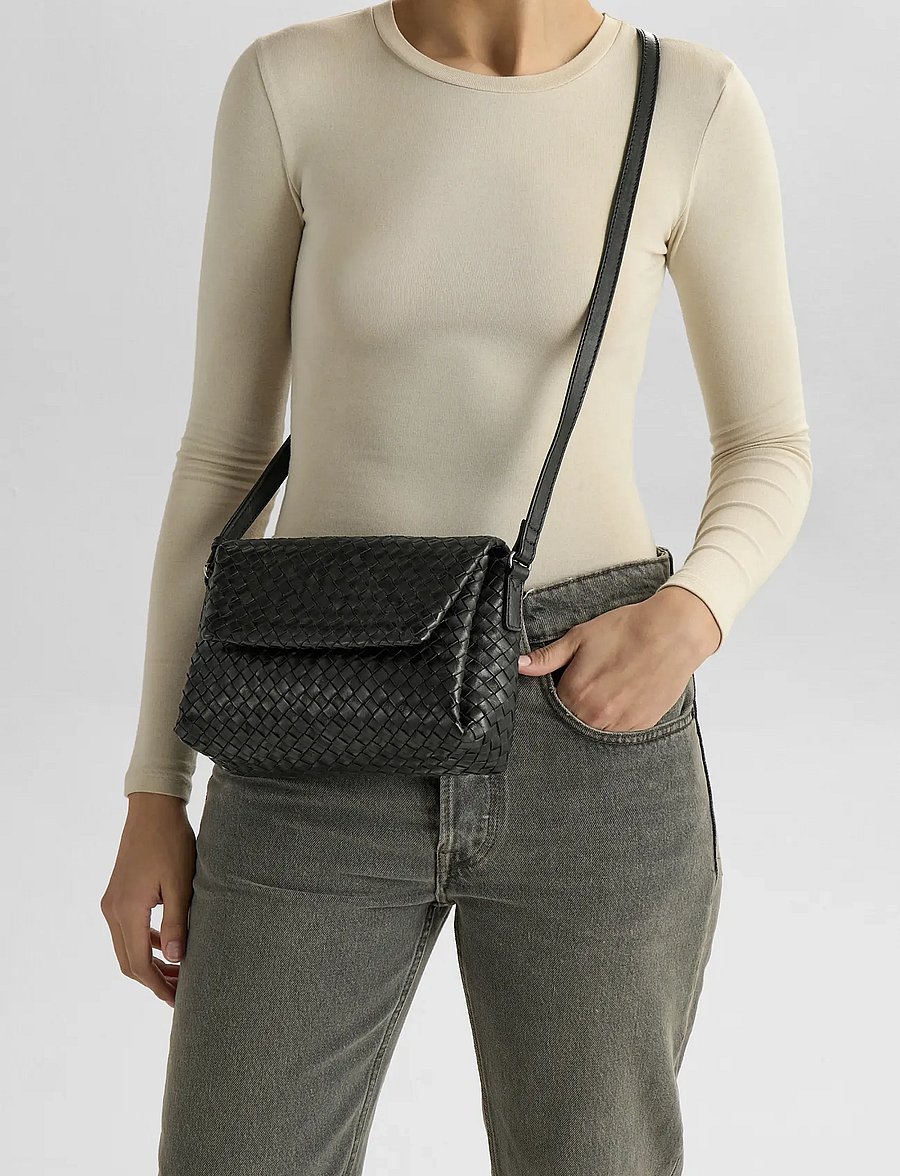 Markberg - JulesMBG Crossbody Bag, Weave - modetrender - black - 0