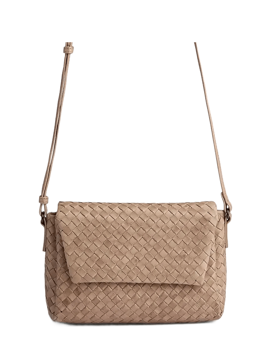 Markberg - JulesMBG Crossbody Bag, Weave - mode trends - mocha mousse - 4
