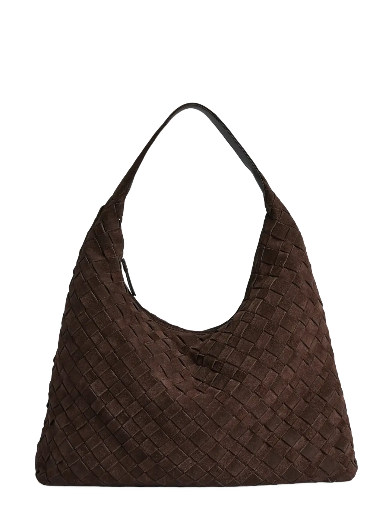 Markberg ZoenaMBG Bag, Suede Weave - Väskor - DARK BROWN / brown