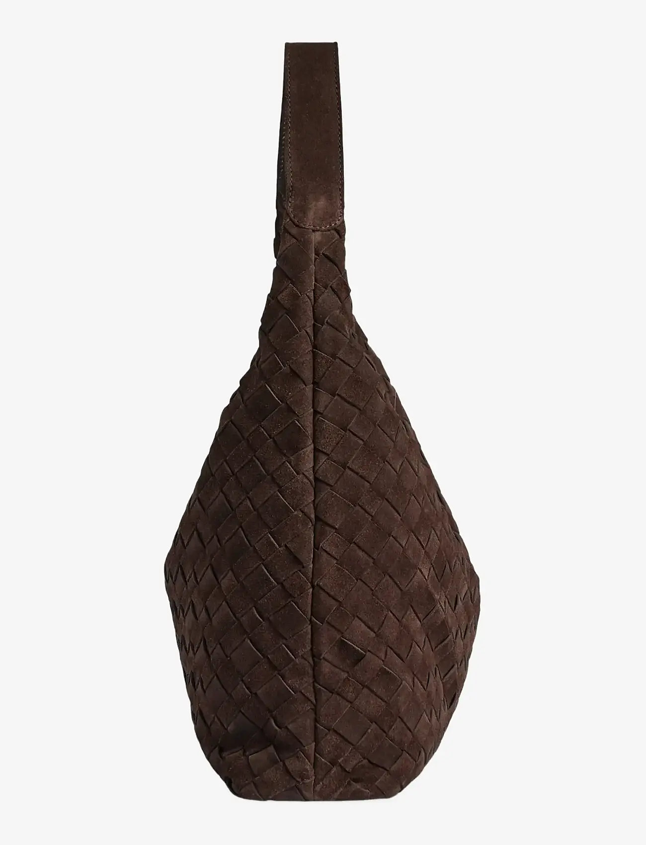 Markberg - ZoenaMBG Bag, Suede Weave - mode trends - dark brown - 3